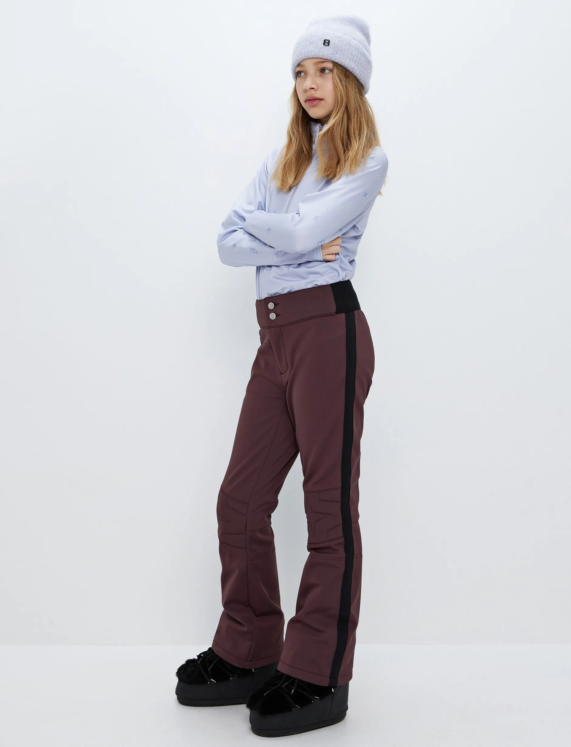 Skidbyxor*8848 Altitude Annbell Star Jr Pant - Dk Burgundy