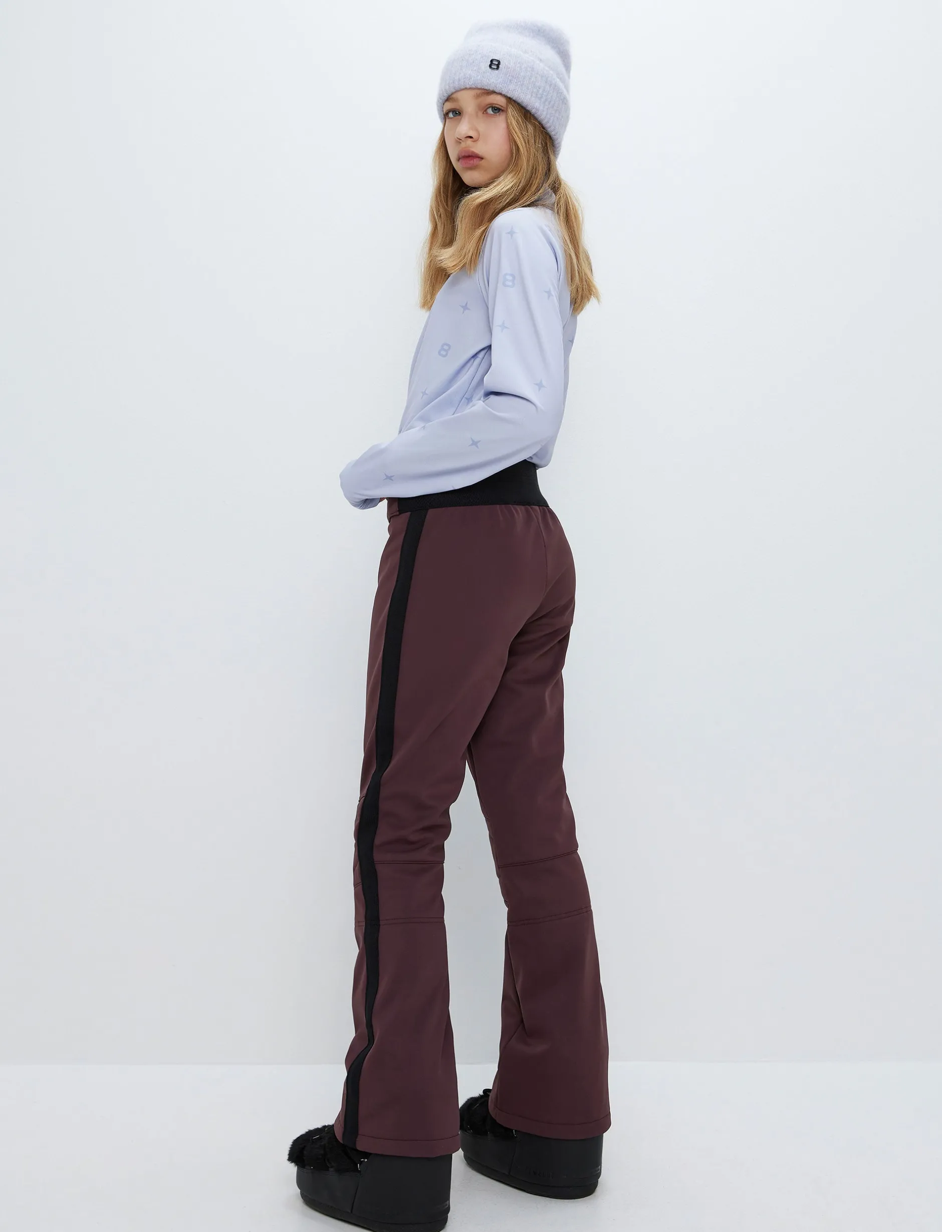 Skidbyxor*8848 Altitude Annbell Star Jr Pant - Dk Burgundy