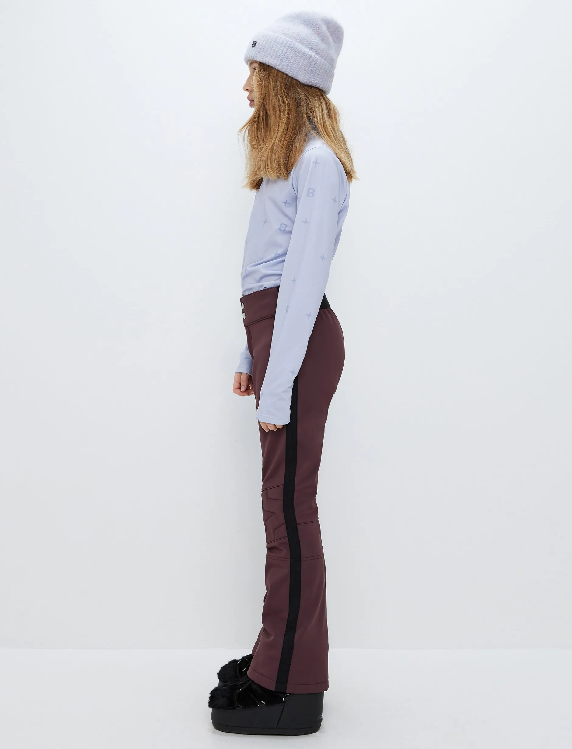 Skidbyxor*8848 Altitude Annbell Star Jr Pant - Dk Burgundy