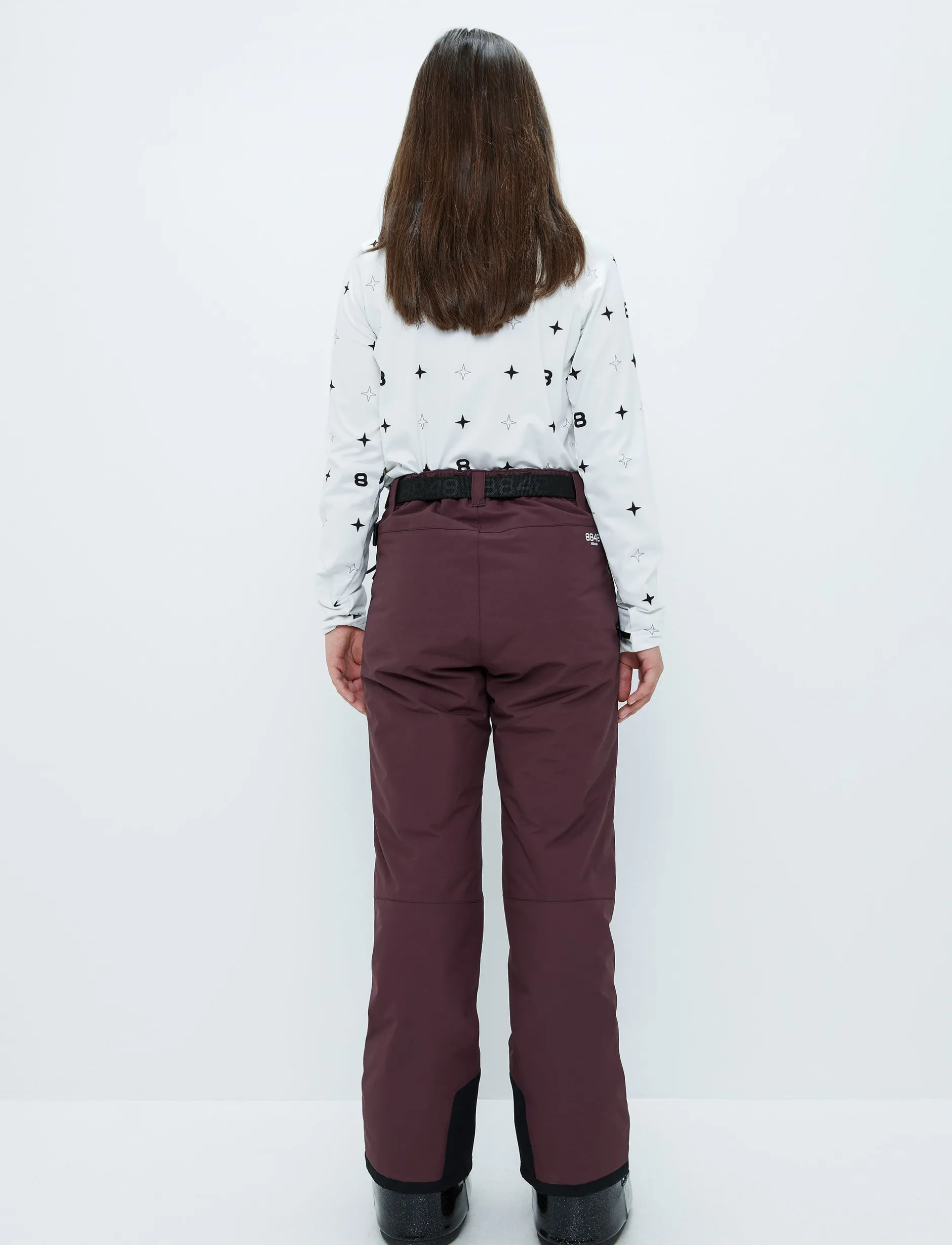 Skidbyxor*8848 Altitude Atoc JR Pant - Dk Burgundy