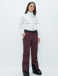 Skidbyxor*8848 Altitude Atoc JR Pant - Dk Burgundy