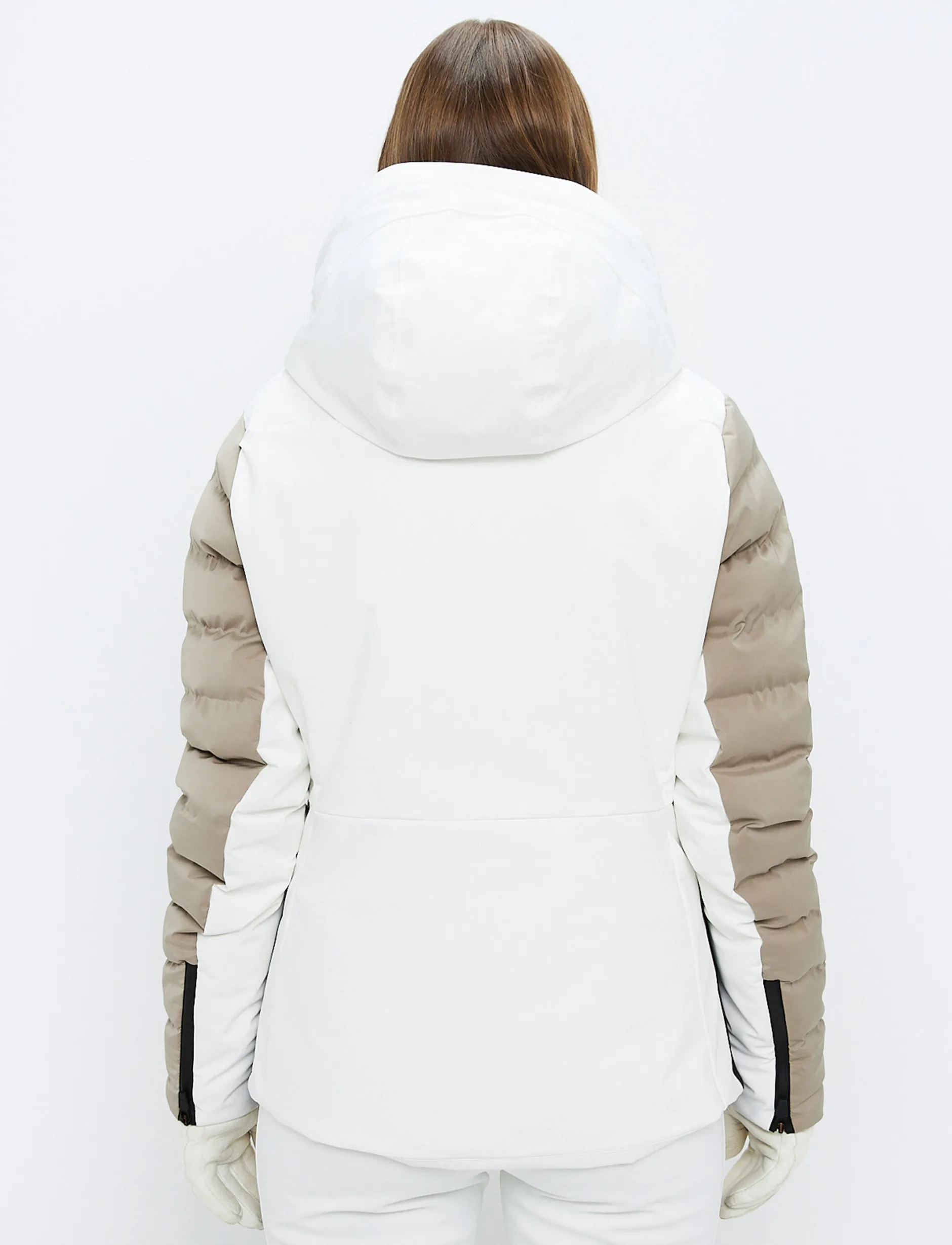 Skidjackor*8848 Altitude Audrey W Ski Jacket - Blanc/Lt Beige