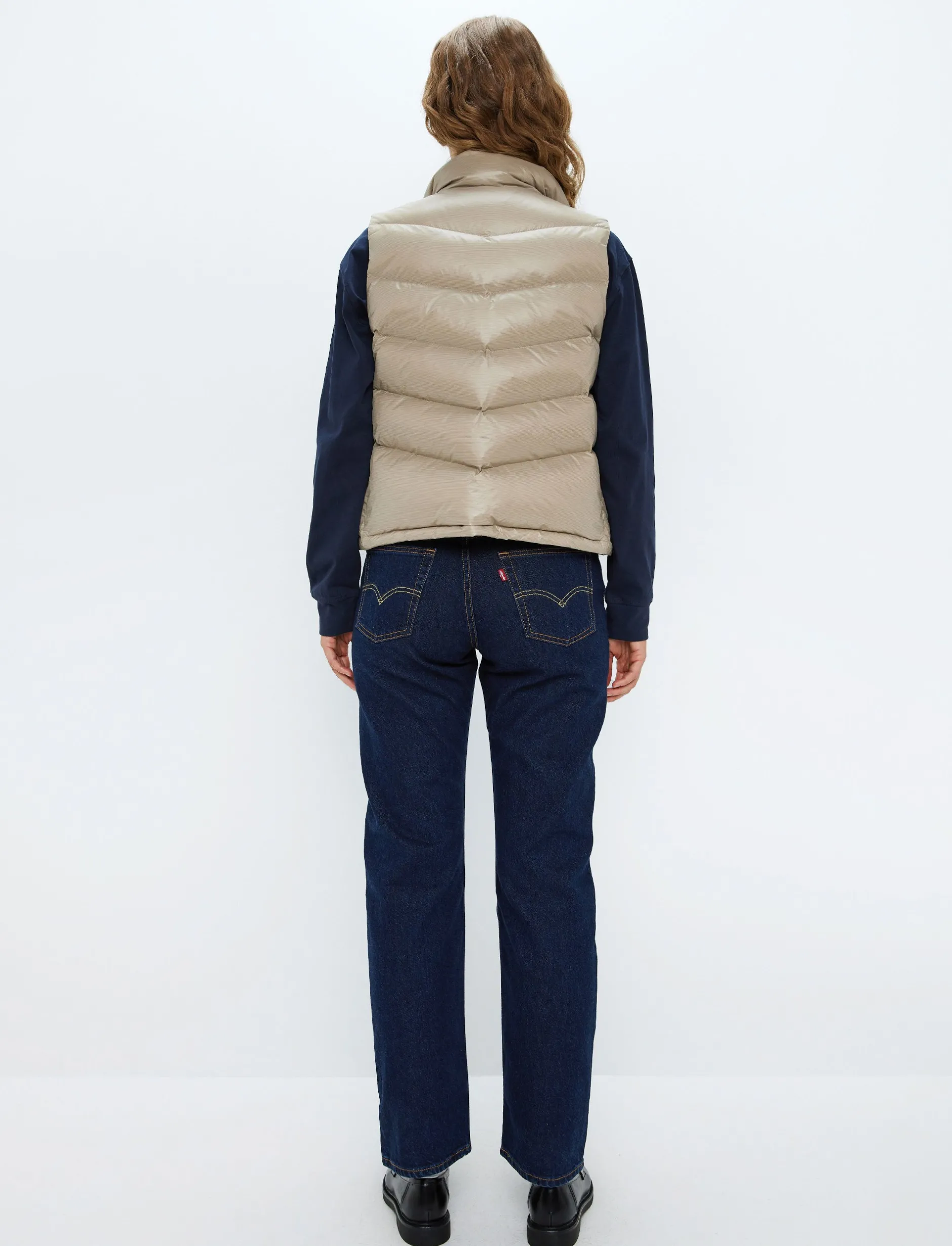 Dunjackor|Jackor*8848 Altitude Bella W Down Vest - Lt Beige