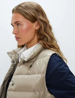 Dunjackor|Jackor*8848 Altitude Bella W Down Vest - Lt Beige