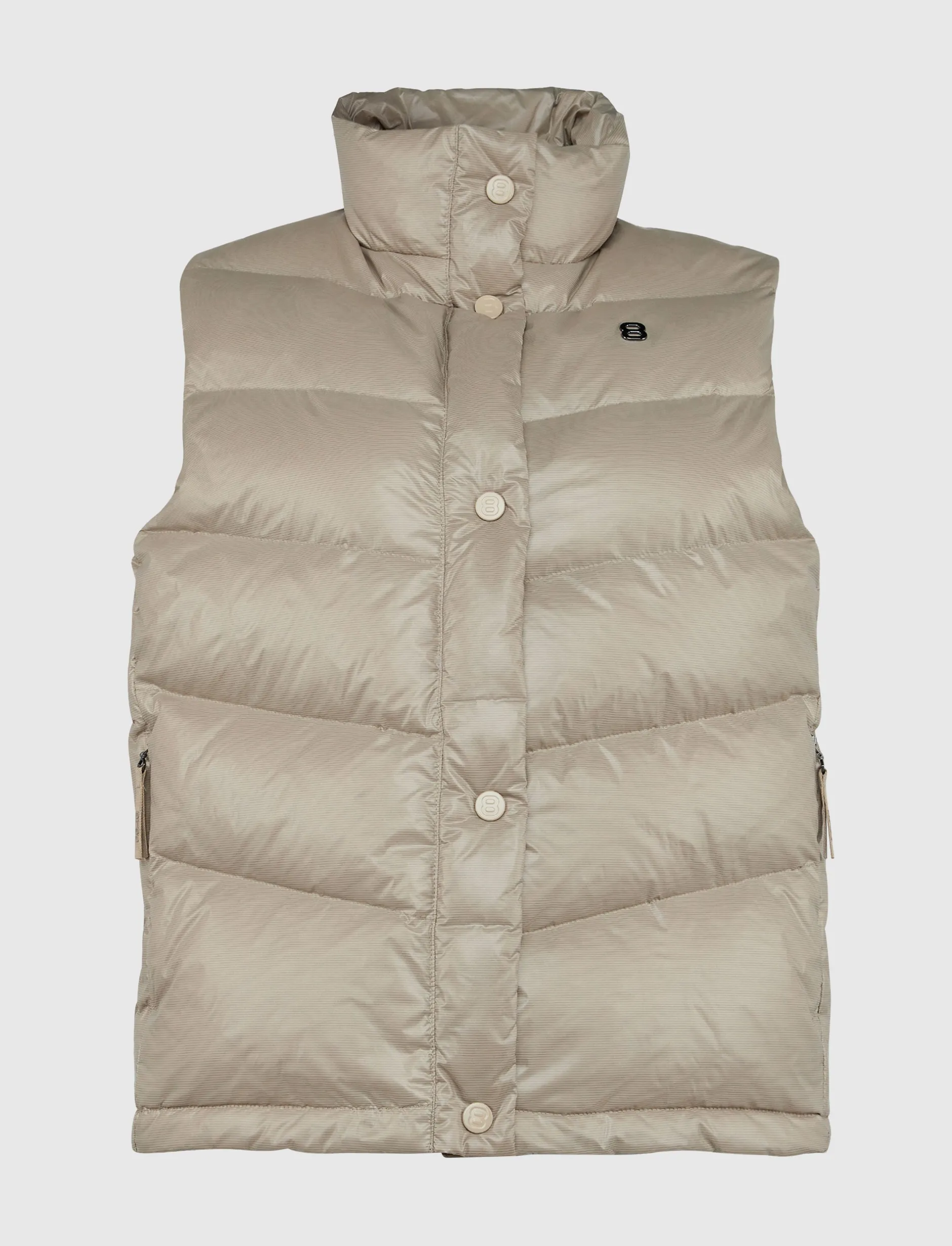 Dunjackor|Jackor*8848 Altitude Bella W Down Vest - Lt Beige