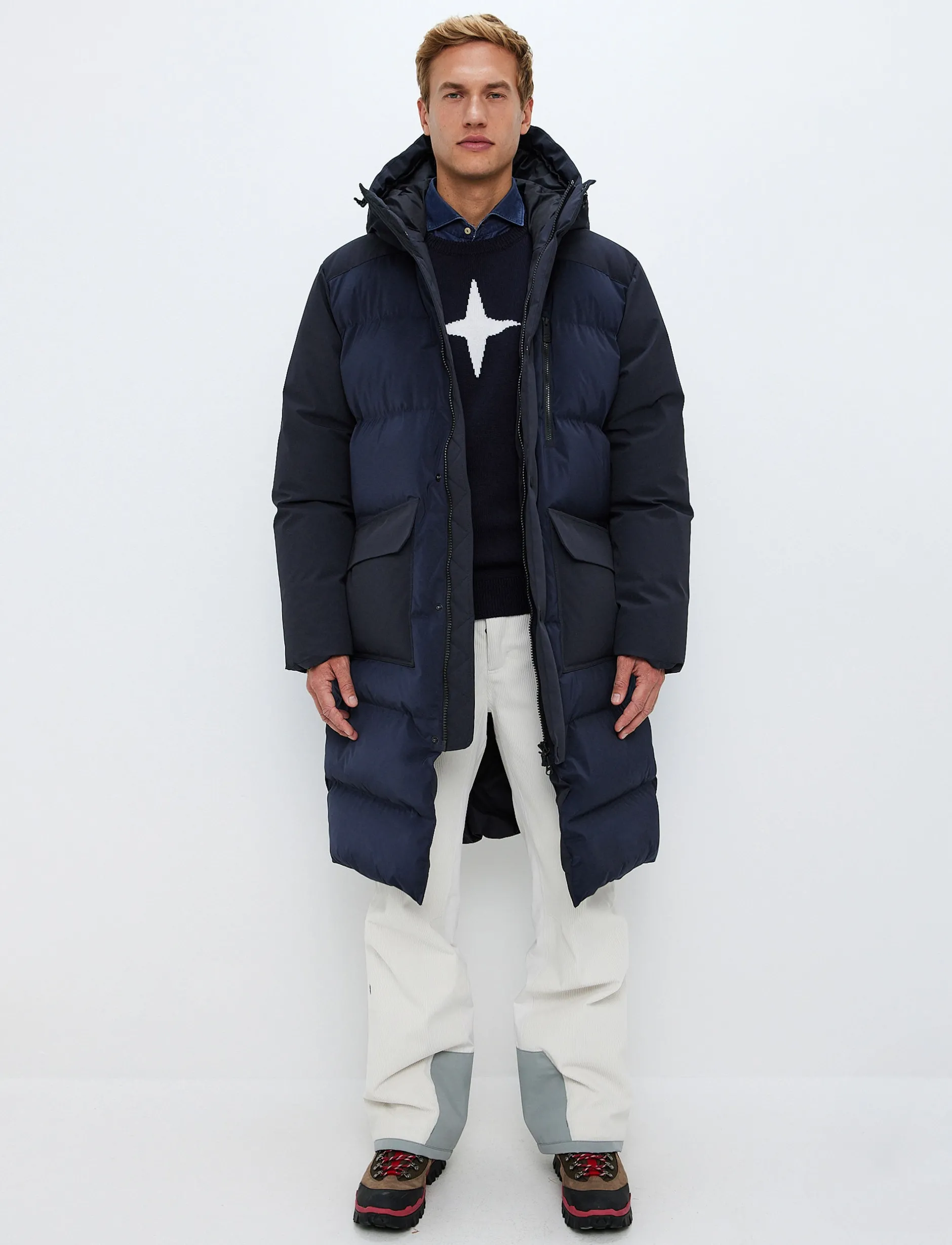 Dunjackor*8848 Altitude Boncourt Down Coat - Navy