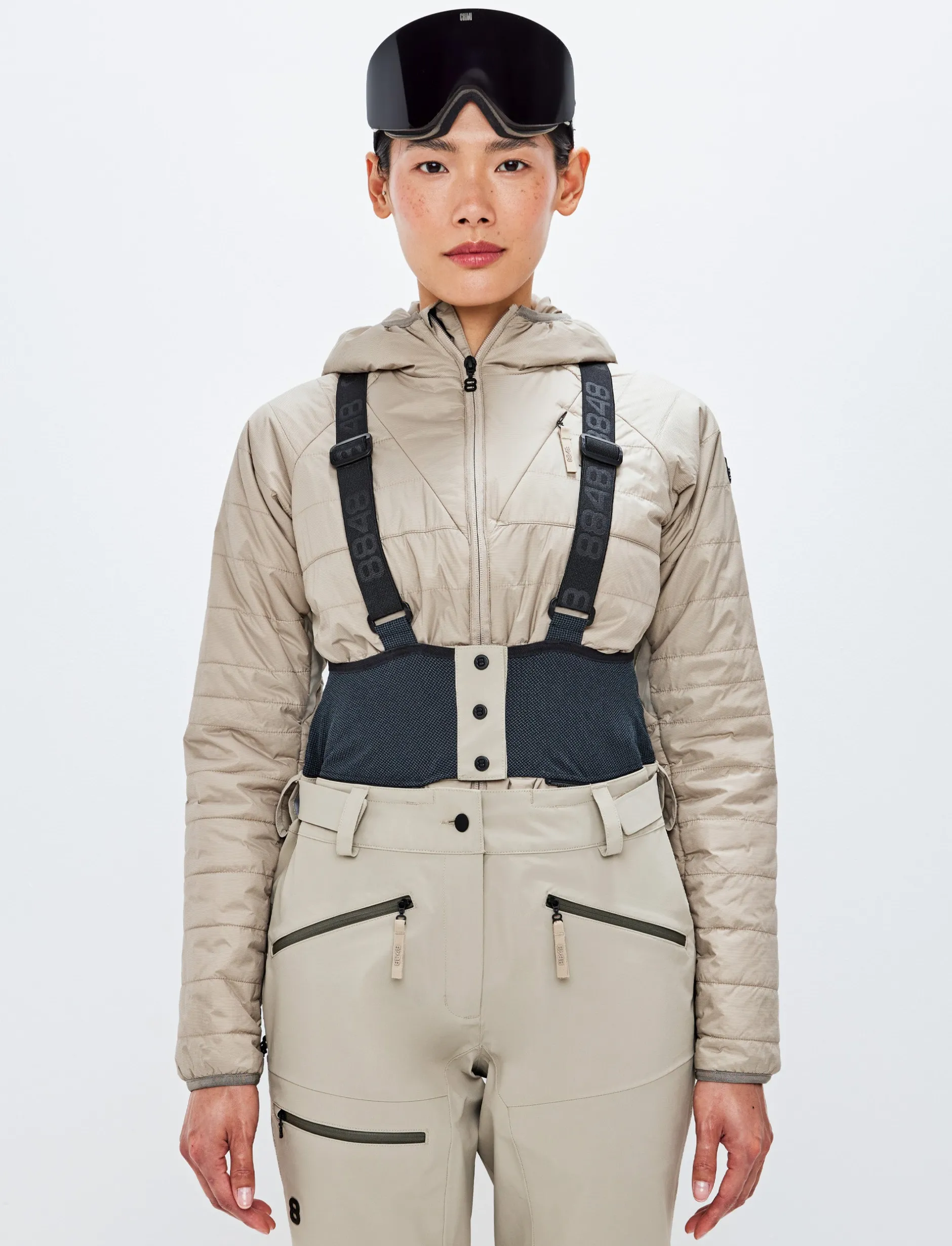 Skidbyxor*8848 Altitude Chloe W Shell Pant - Lt Fallen Rock