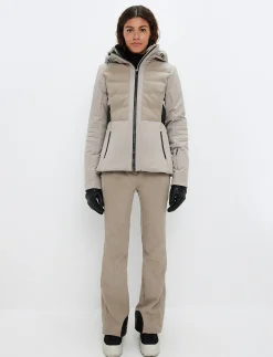 Skidjackor*8848 Altitude Clarice W Cord Ski Jacket - Lt Beige