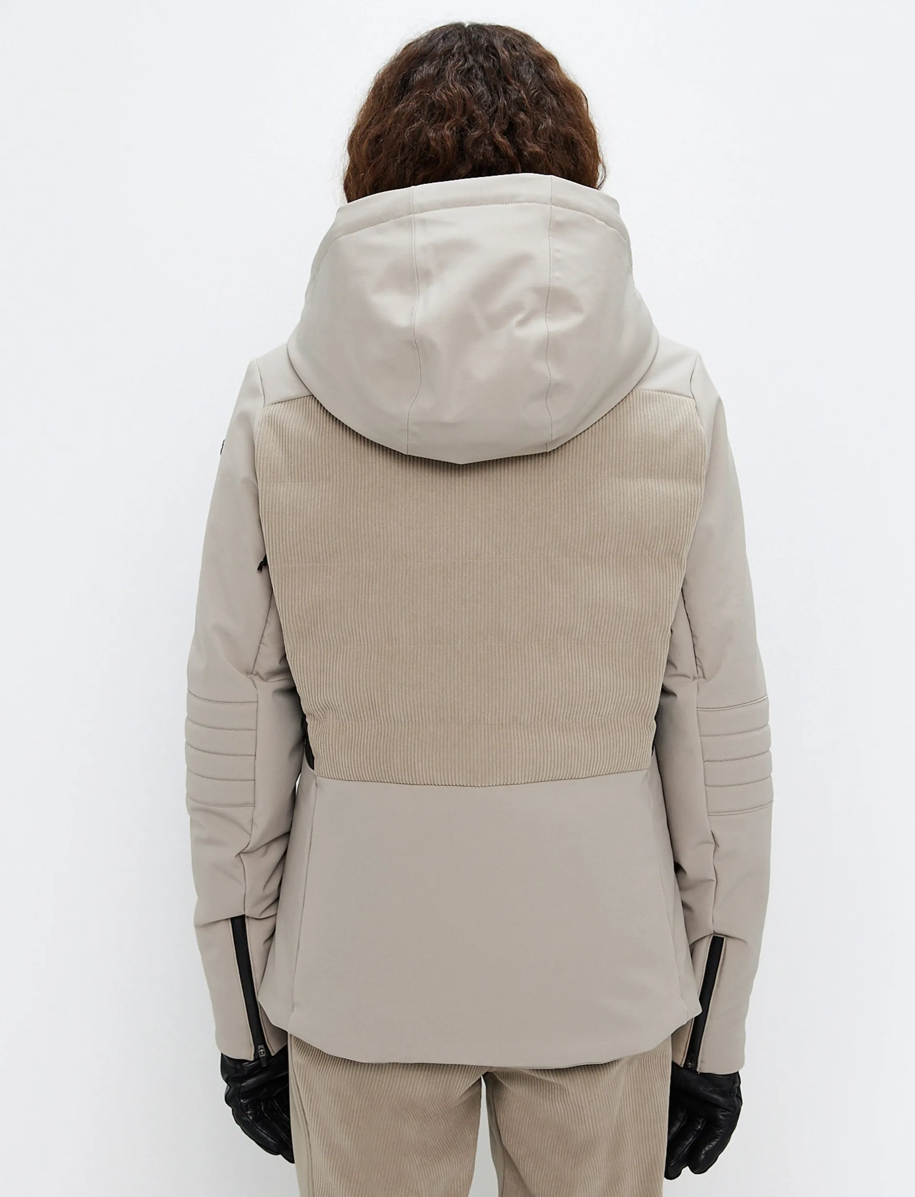 Skidjackor*8848 Altitude Clarice W Cord Ski Jacket - Lt Beige