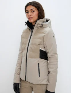 Skidjackor*8848 Altitude Clarice W Cord Ski Jacket - Lt Beige