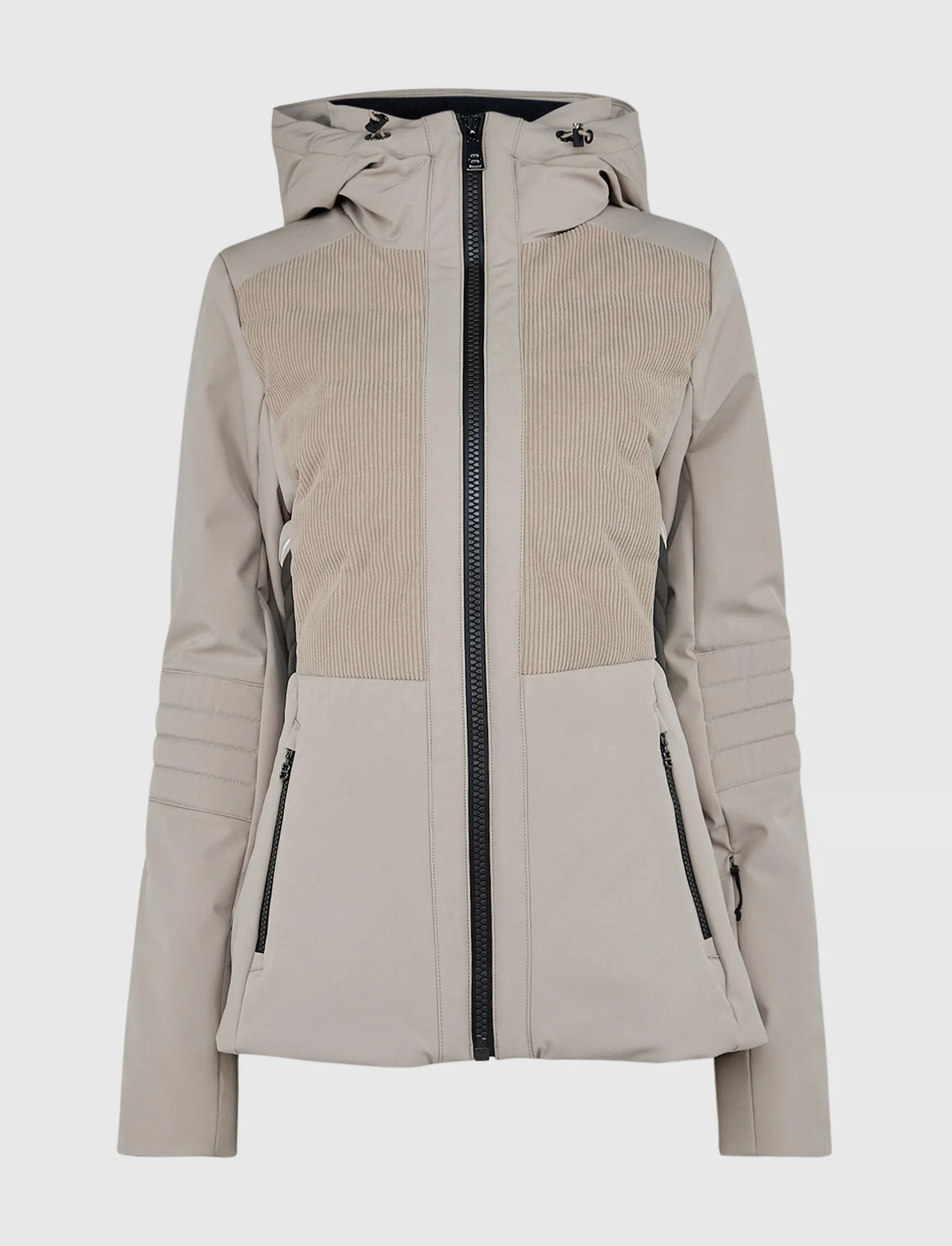 Skidjackor*8848 Altitude Clarice W Cord Ski Jacket - Lt Beige