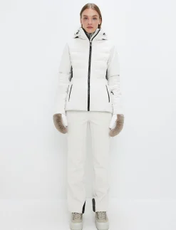 Skidjackor*8848 Altitude Clarice W Cord Ski Jacket - Winter White