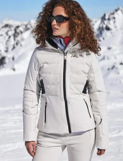 Skidjackor*8848 Altitude Clarice W Cord Ski Jacket - Winter White