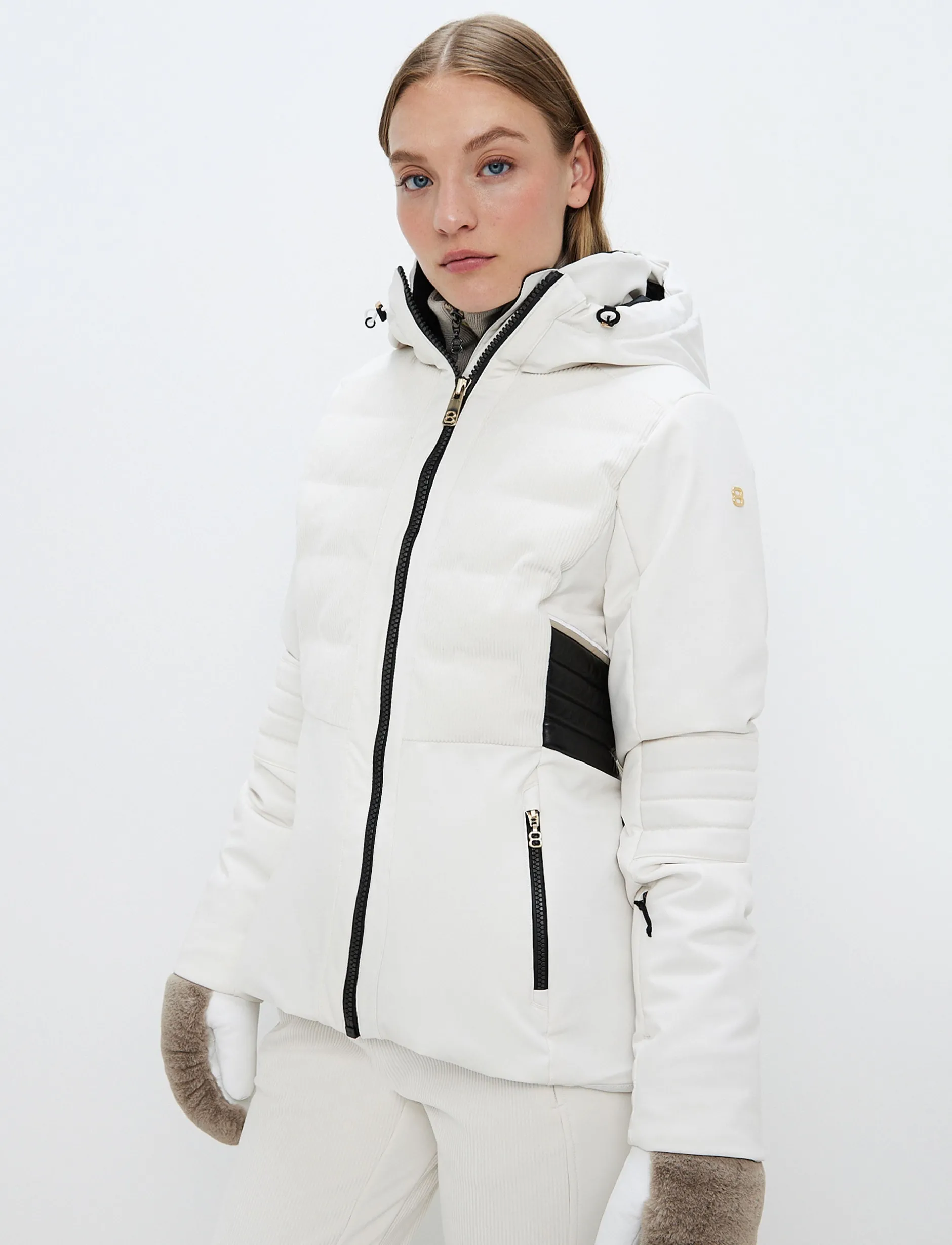 Skidjackor*8848 Altitude Clarice W Cord Ski Jacket - Winter White
