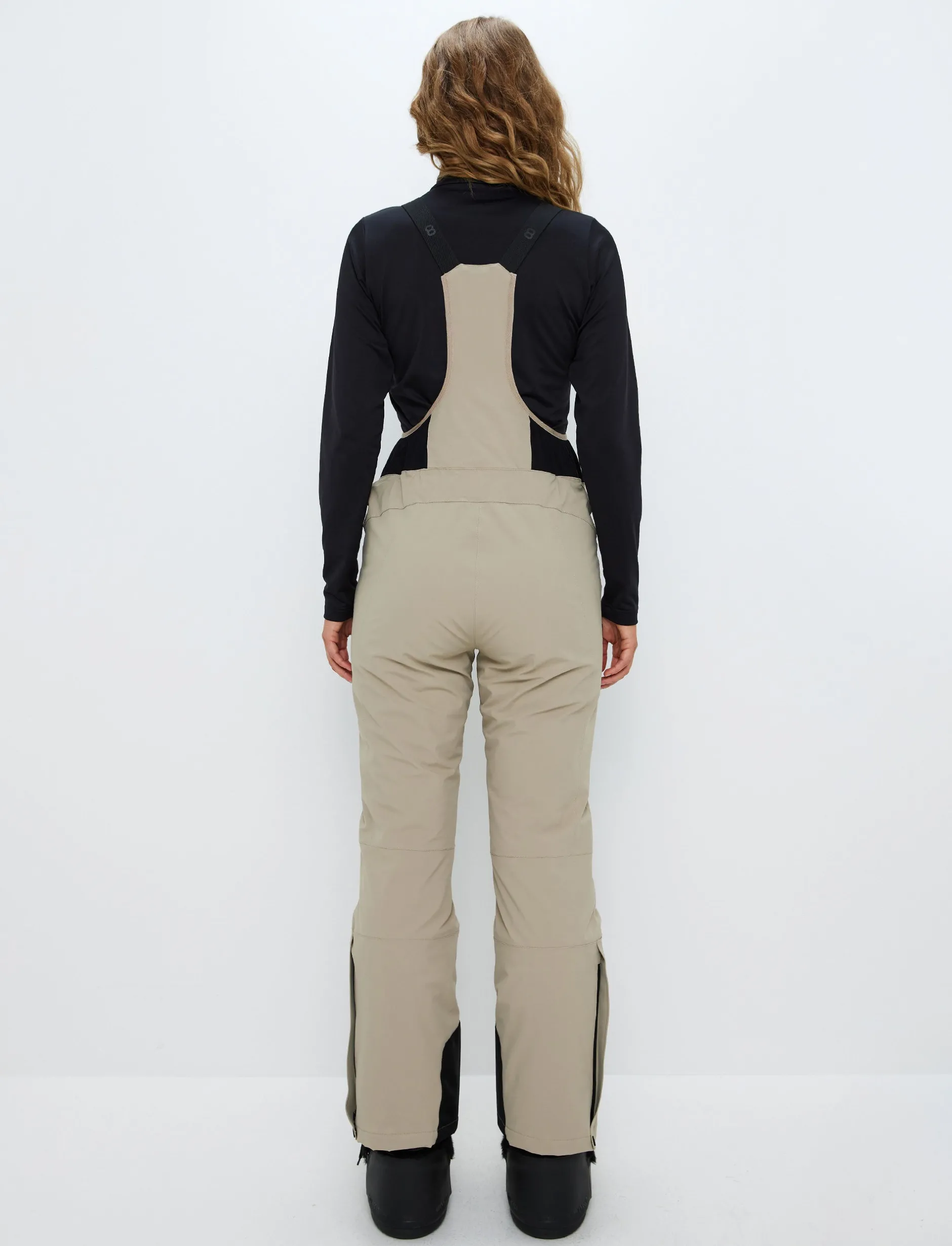 Skidbyxor*8848 Altitude Daniella 2.0 W Bib Pant - Lt Beige