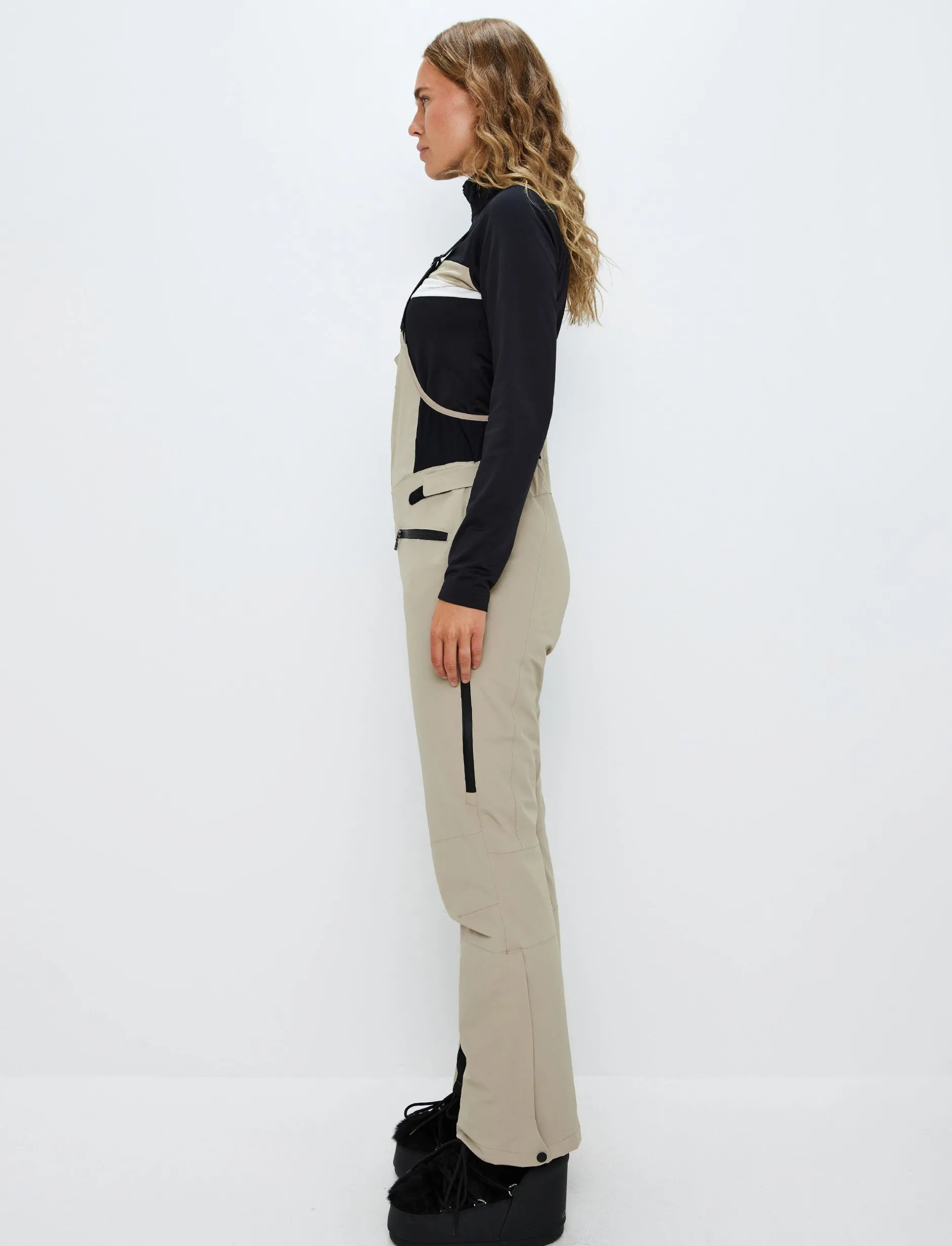 Skidbyxor*8848 Altitude Daniella 2.0 W Bib Pant - Lt Beige