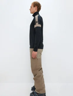 Mellanlager*8848 Altitude Dino 1/2 Zip Sweat - Black