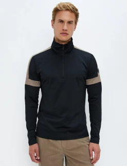 Mellanlager*8848 Altitude Dino 1/2 Zip Sweat - Black