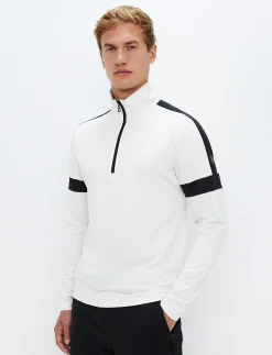 Mellanlager*8848 Altitude Dino 1/2 Zip Sweat - Blanc