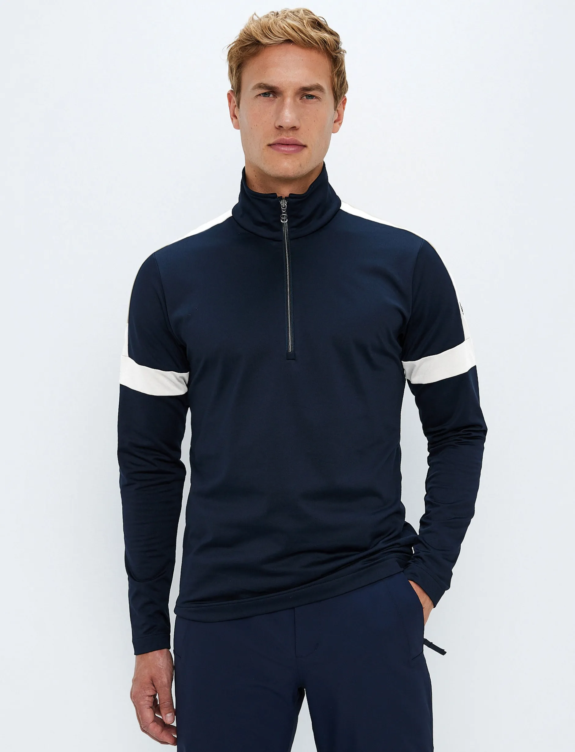 Mellanlager*8848 Altitude Dino 1/2 Zip Sweat - Navy