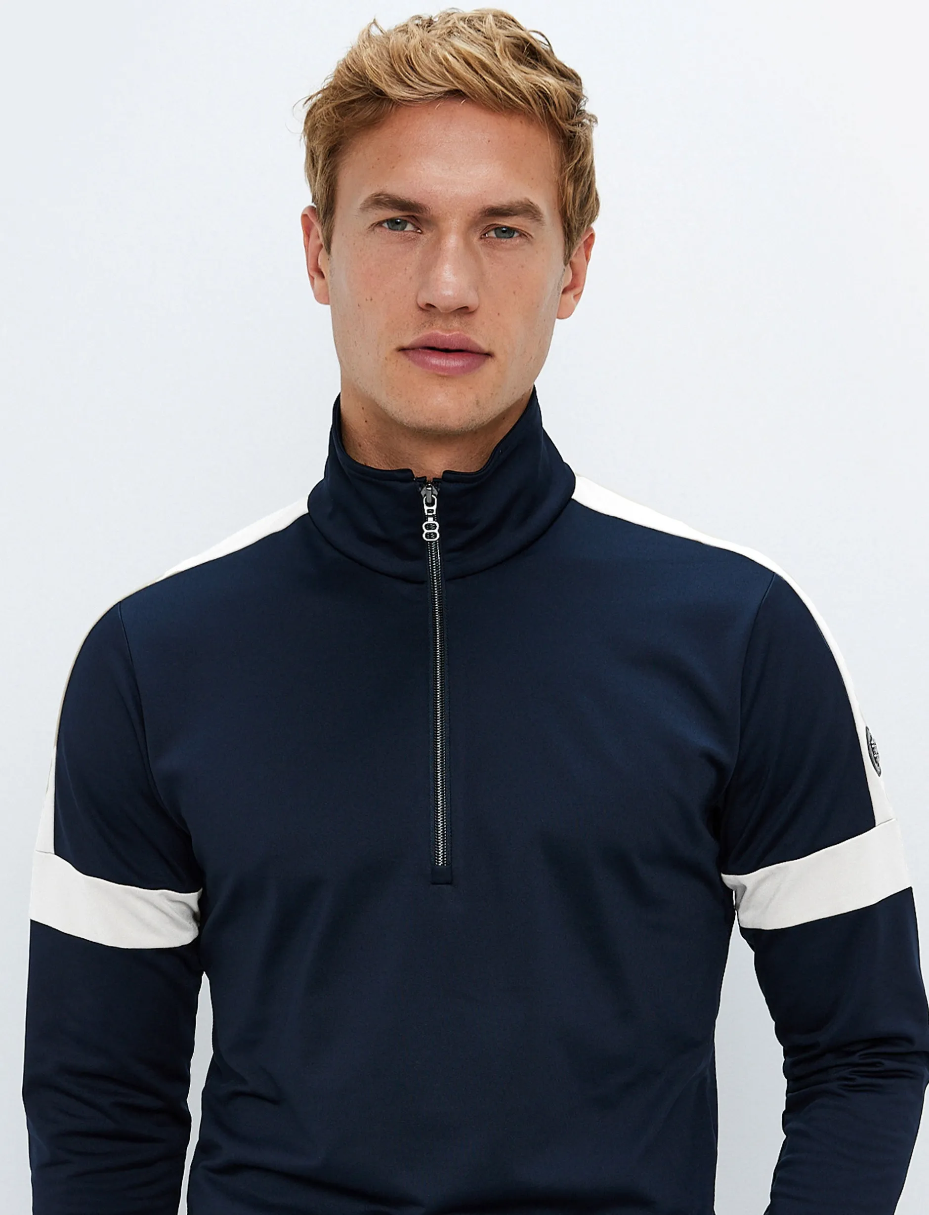 Mellanlager*8848 Altitude Dino 1/2 Zip Sweat - Navy