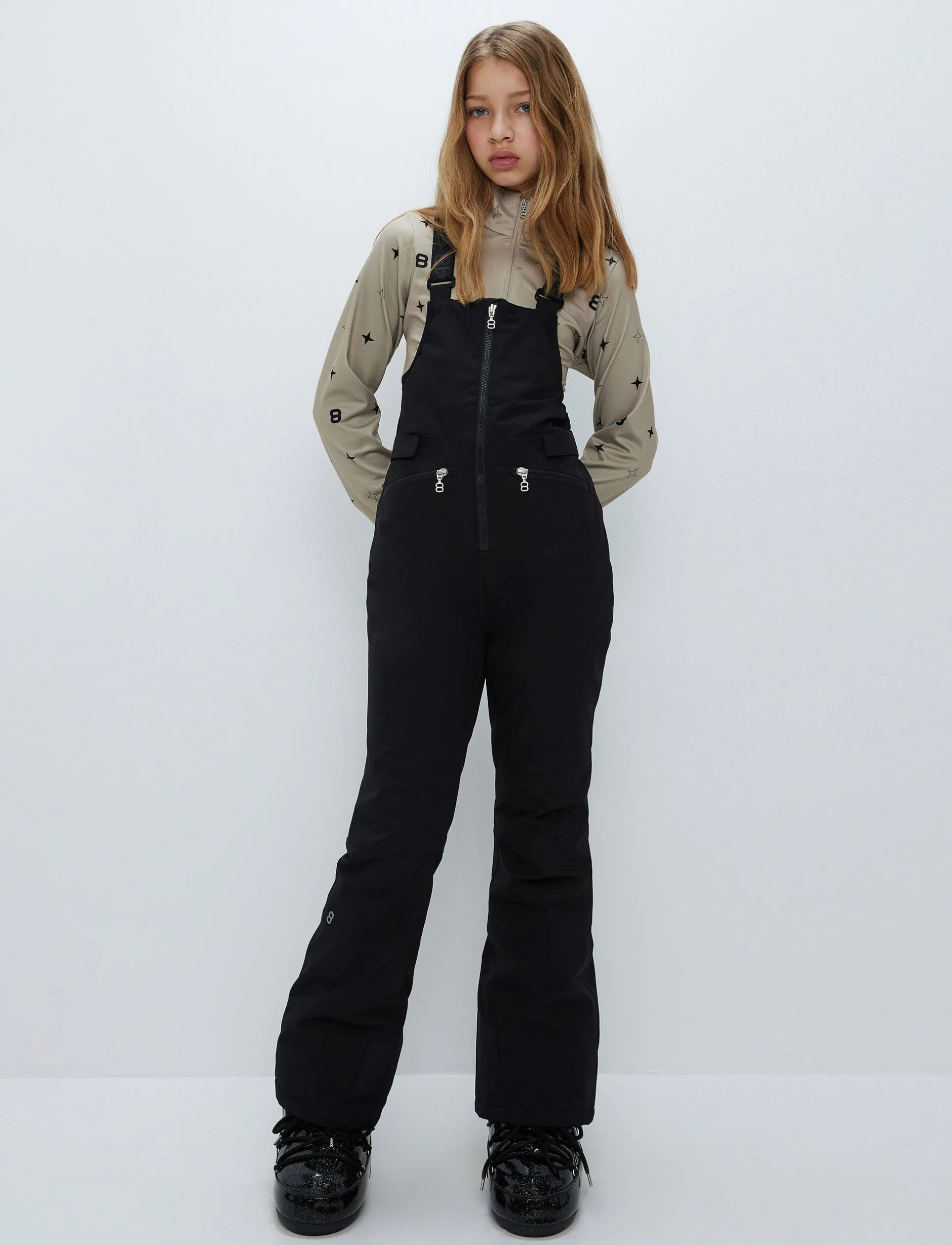 Skidbyxor*8848 Altitude Ella JR Bib Pant - Black