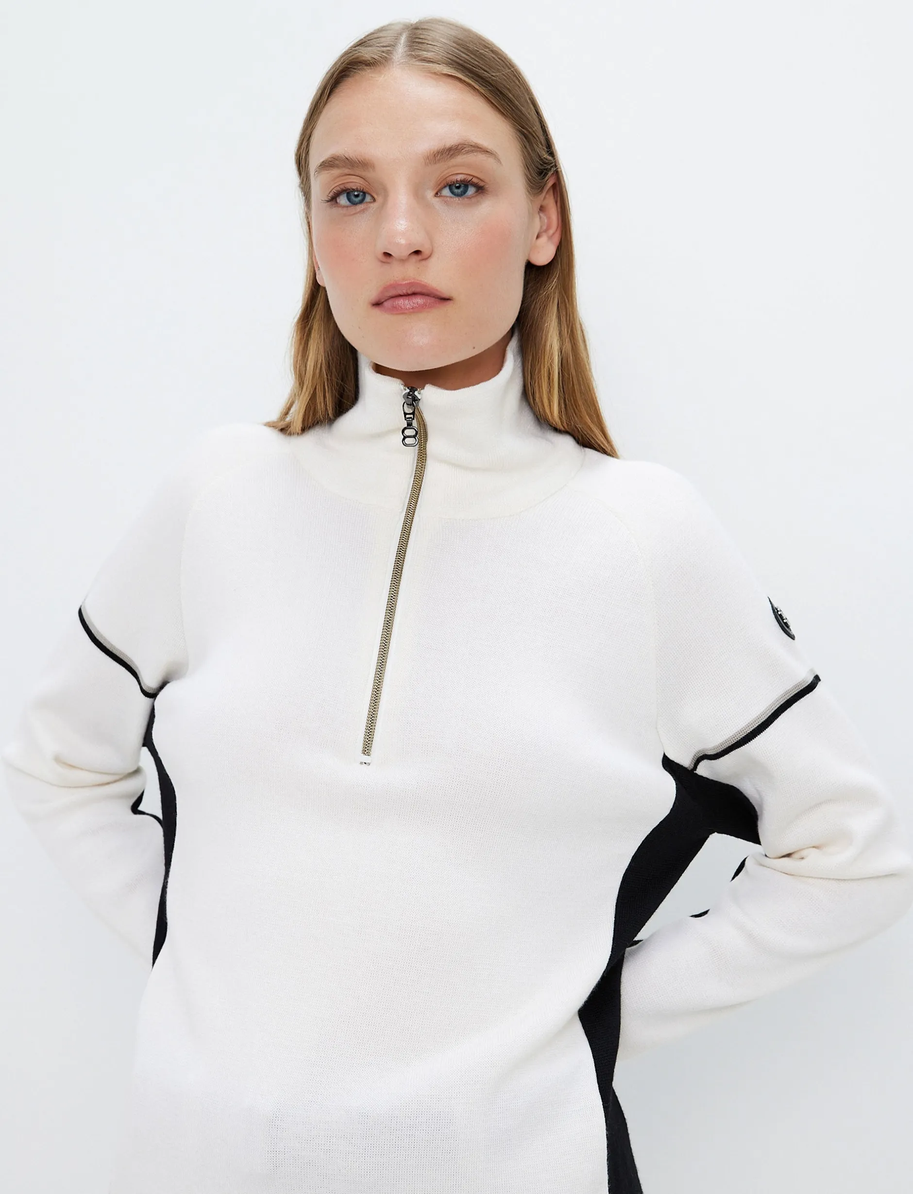 Tröjor|Mellanlager*8848 Altitude Ember W Merino Sweat - Blanc