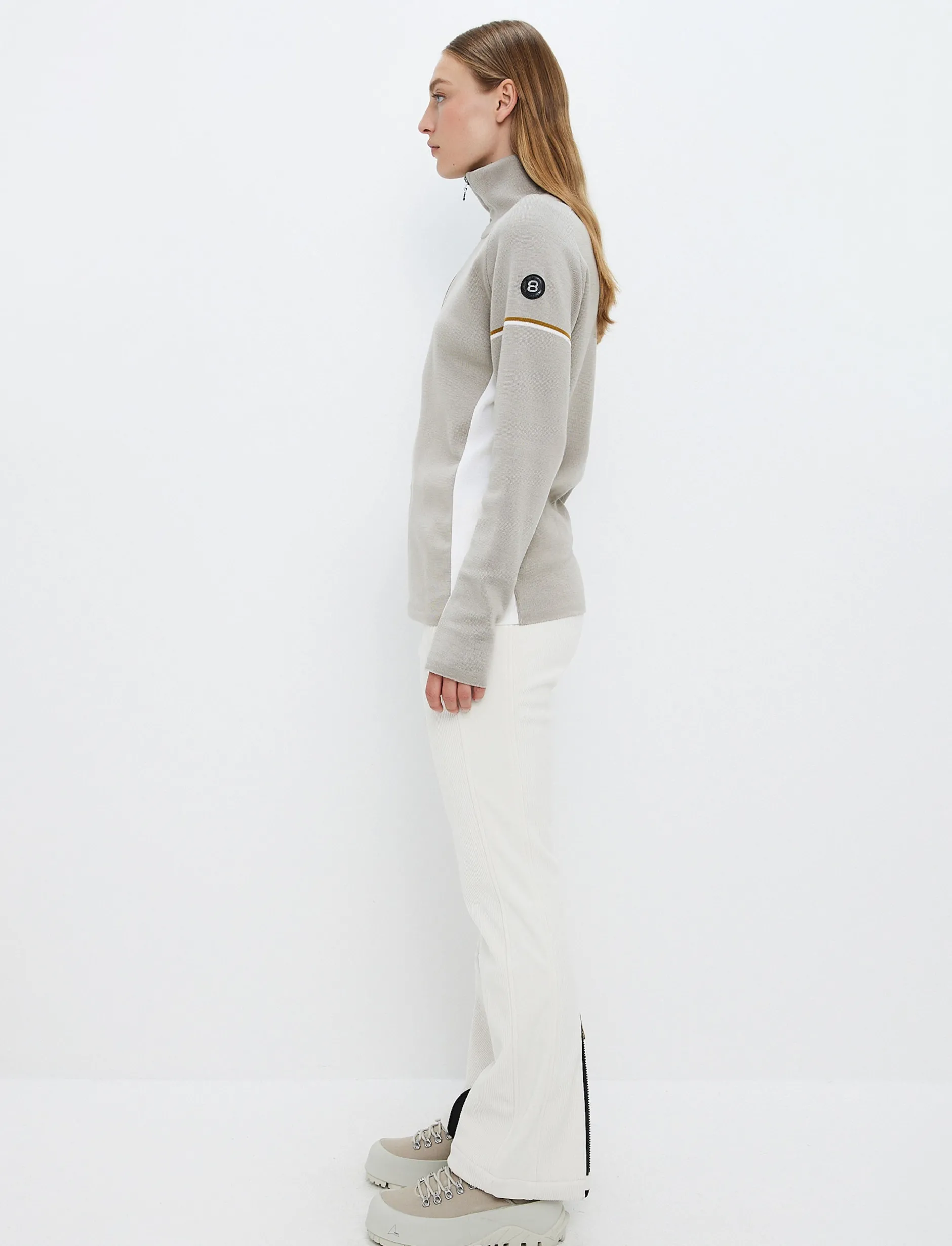 Tröjor|Mellanlager*8848 Altitude Ember W Merino Sweat - Lt Beige