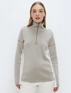 Tröjor|Mellanlager*8848 Altitude Ember W Merino Sweat - Lt Beige