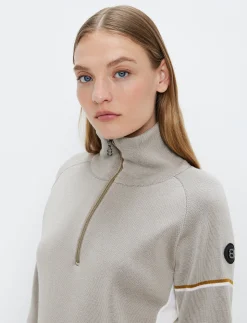Tröjor|Mellanlager*8848 Altitude Ember W Merino Sweat - Lt Beige