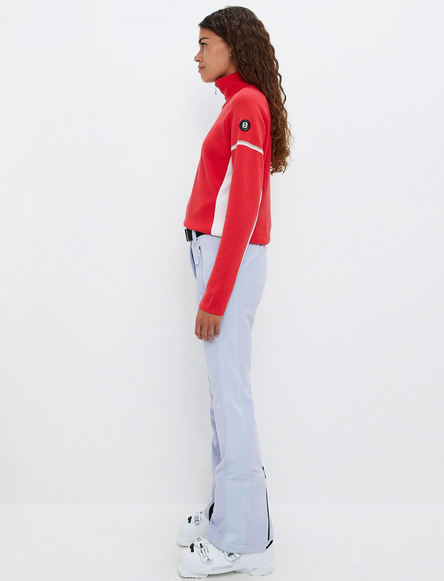 Tröjor|Mellanlager*8848 Altitude Ember W Merino Sweat - Poinsetta Red