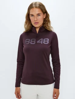 Mellanlager*8848 Altitude Fairlee W Sweat - Dk Burgundy