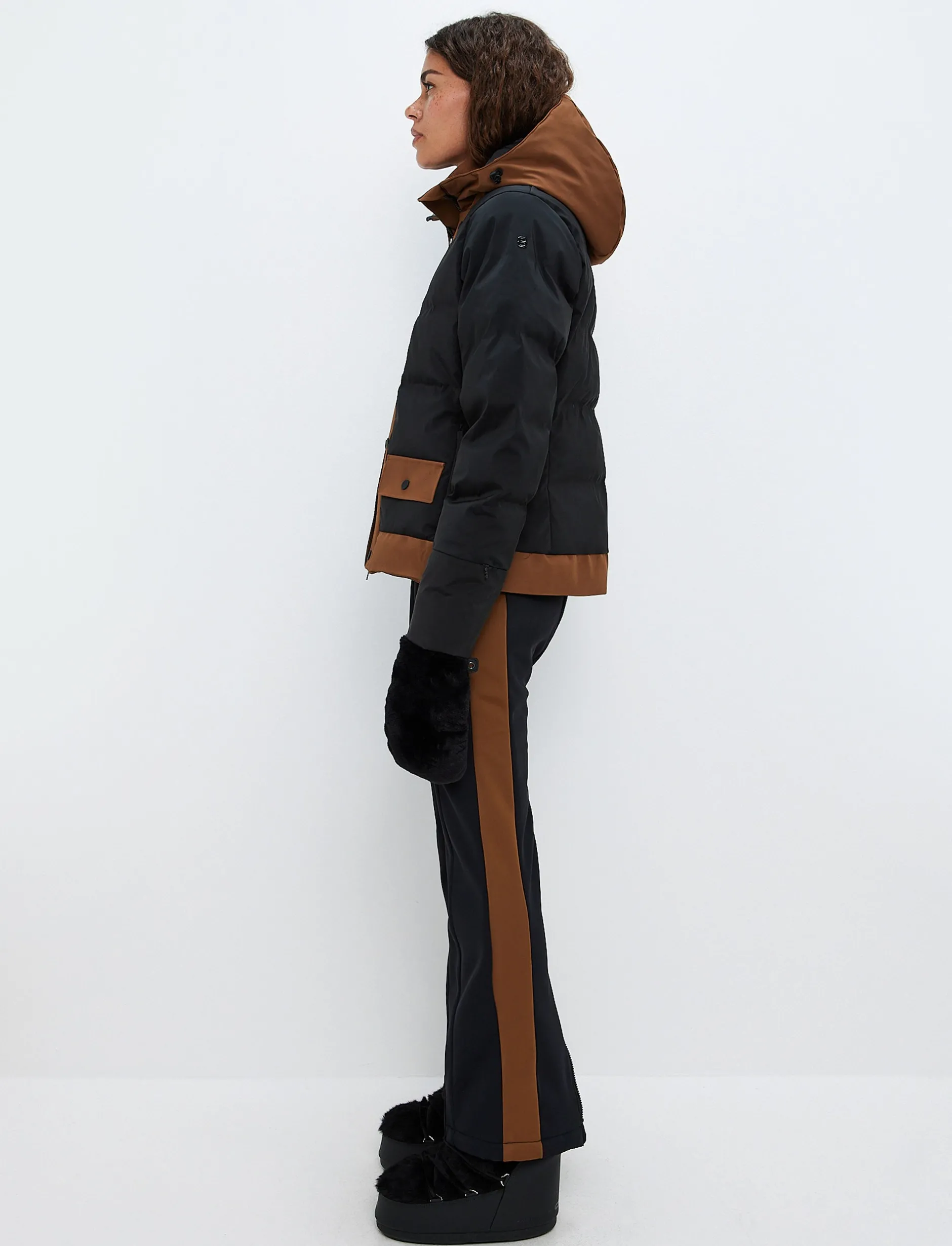 Skidjackor*8848 Altitude Harlow W Ski Jacket - Black/Cashmere Brown