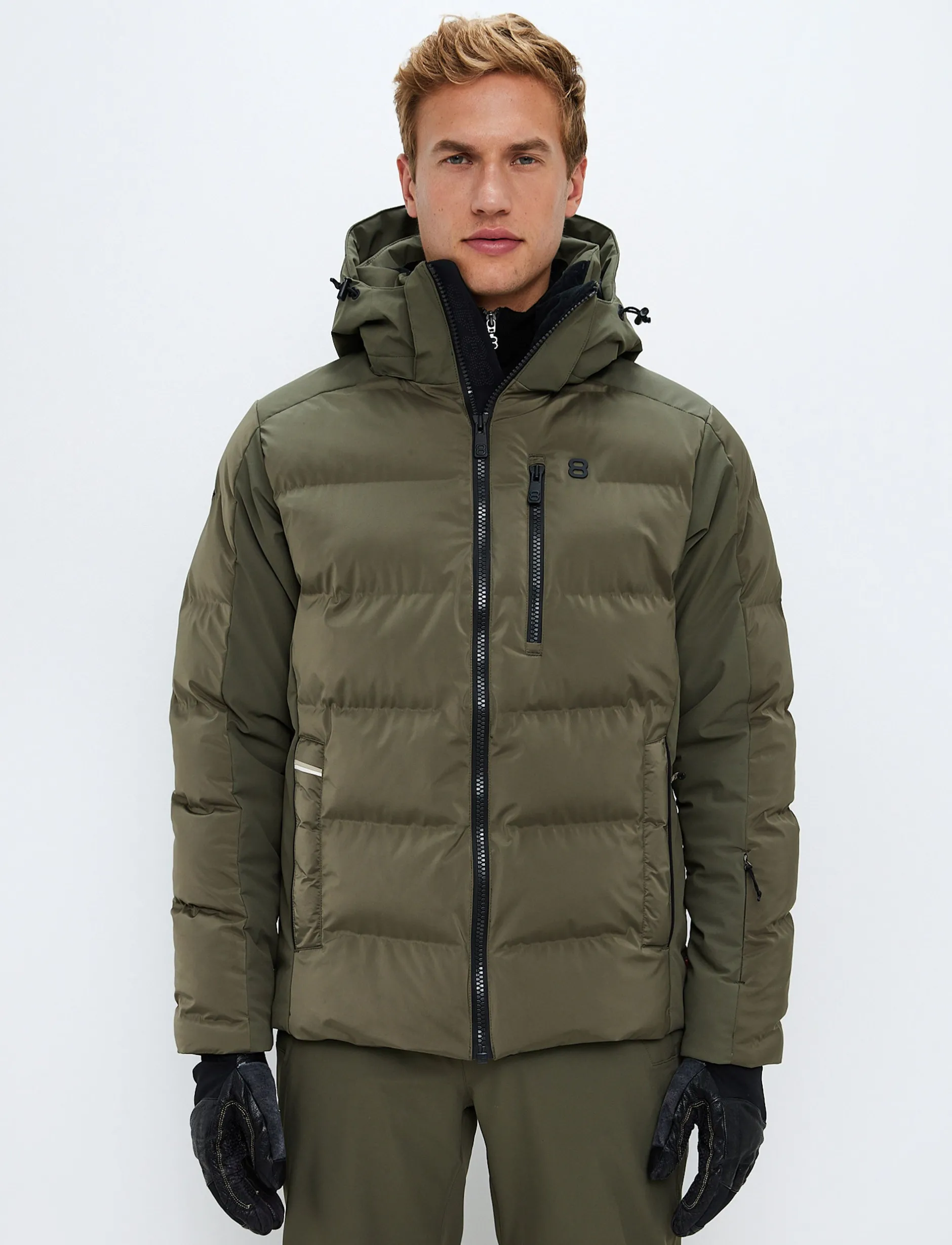 Dunjackor|Skidjackor*8848 Altitude Malik Ski Jacket - Army Green