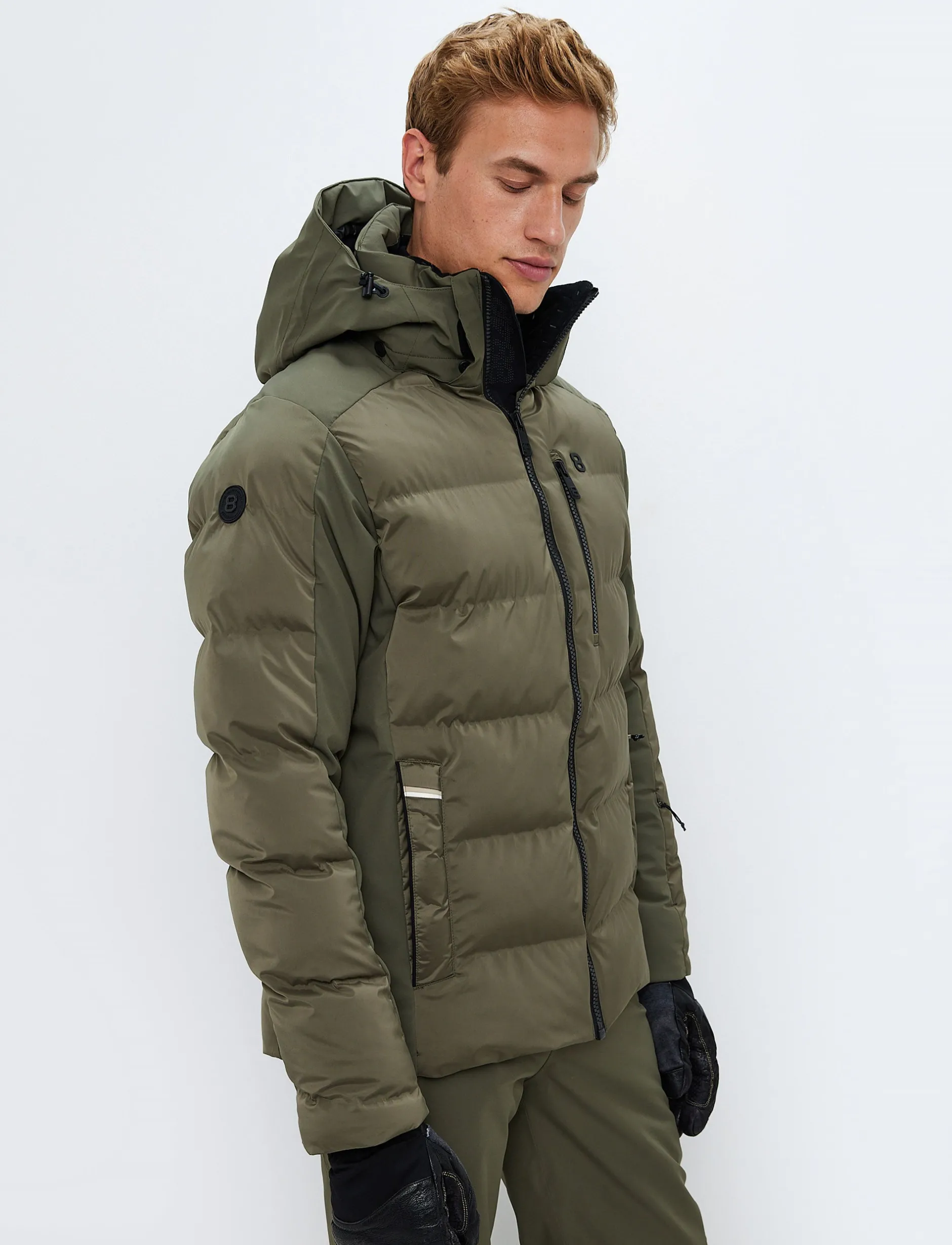 Dunjackor|Skidjackor*8848 Altitude Malik Ski Jacket - Army Green