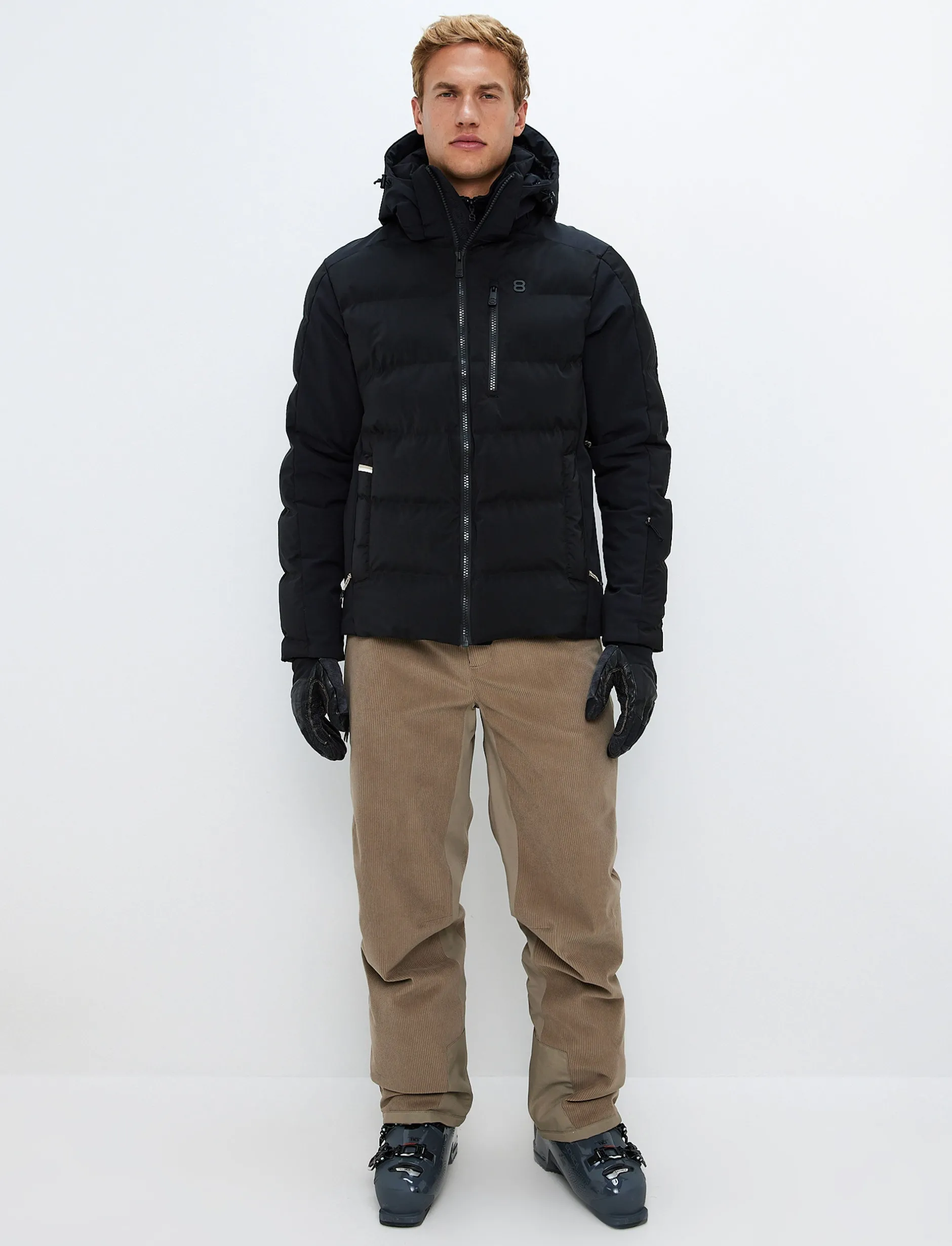 Dunjackor|Skidjackor*8848 Altitude Malik Ski Jacket - Black