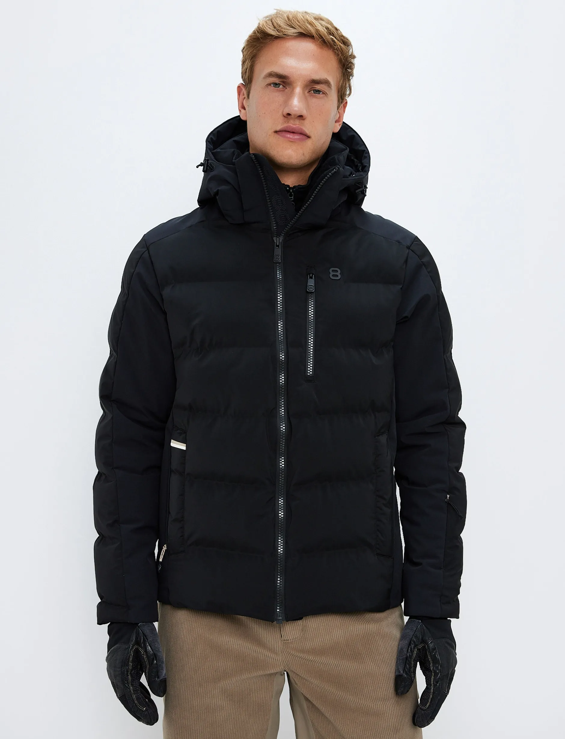 Dunjackor|Skidjackor*8848 Altitude Malik Ski Jacket - Black