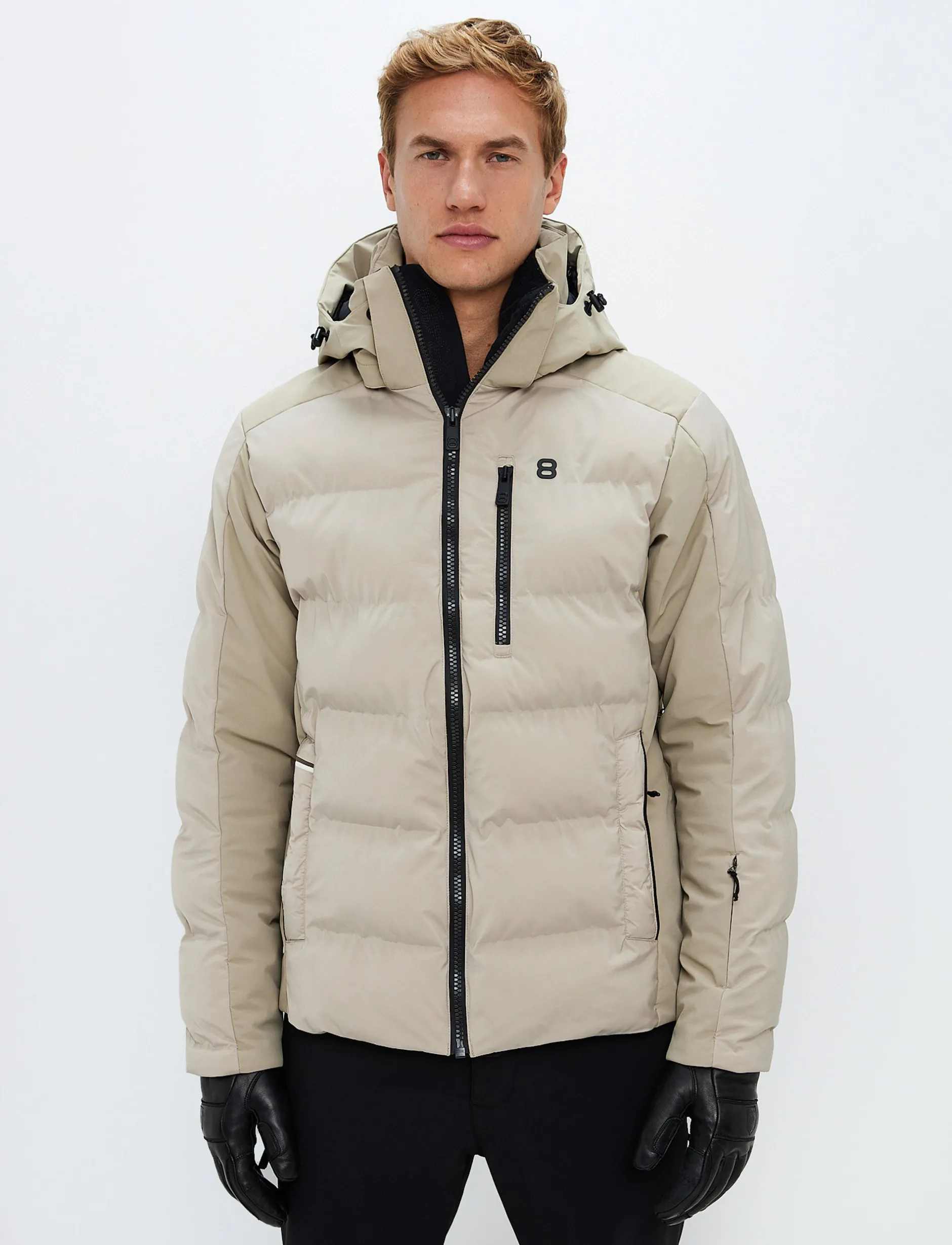 Dunjackor|Skidjackor*8848 Altitude Malik Ski Jacket - Lt Fallen Rock