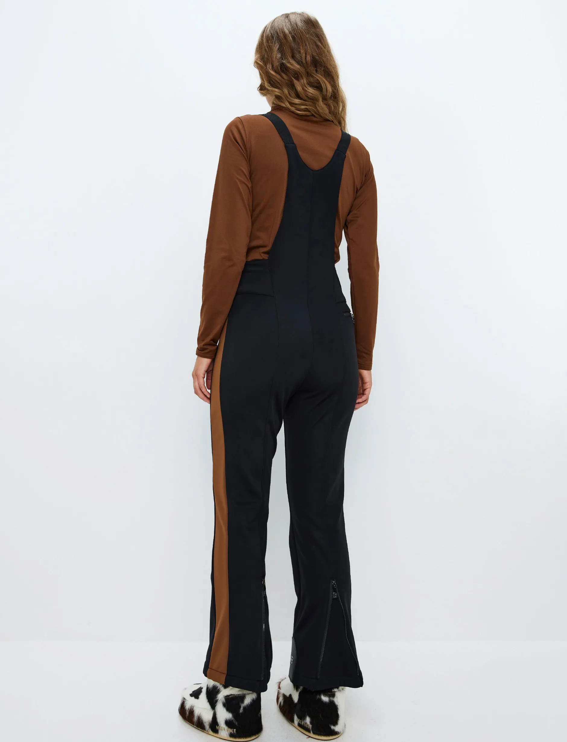 Skidbyxor*8848 Altitude Maya W Bib Pant - Black/Cashmere Brown
