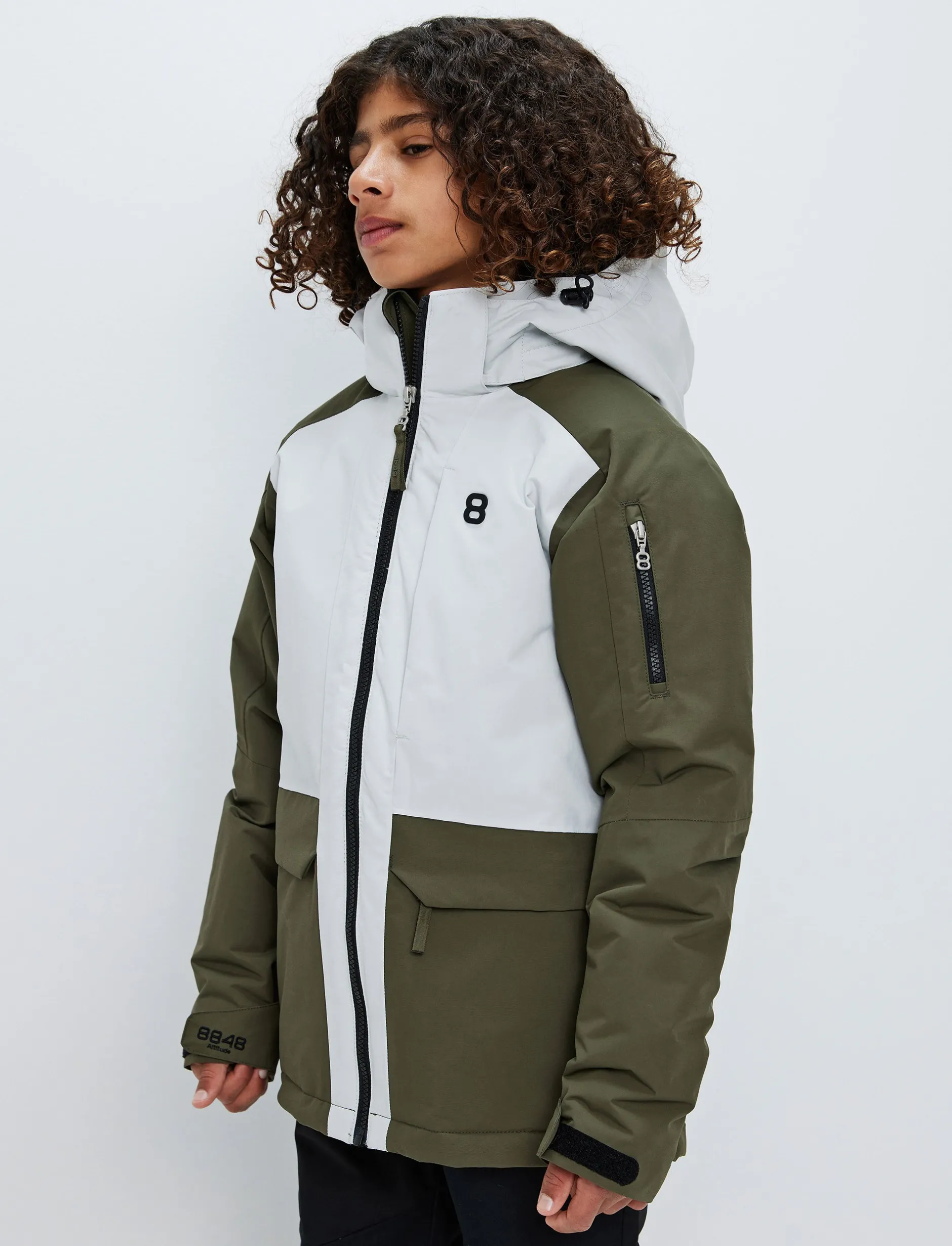 Skidjackor*8848 Altitude Miles JR Ski Jacket - Army Green