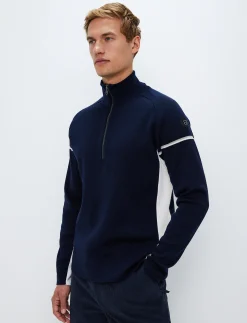 Tröjor|Mellanlager*8848 Altitude Moritz Merino Sweat - Navy