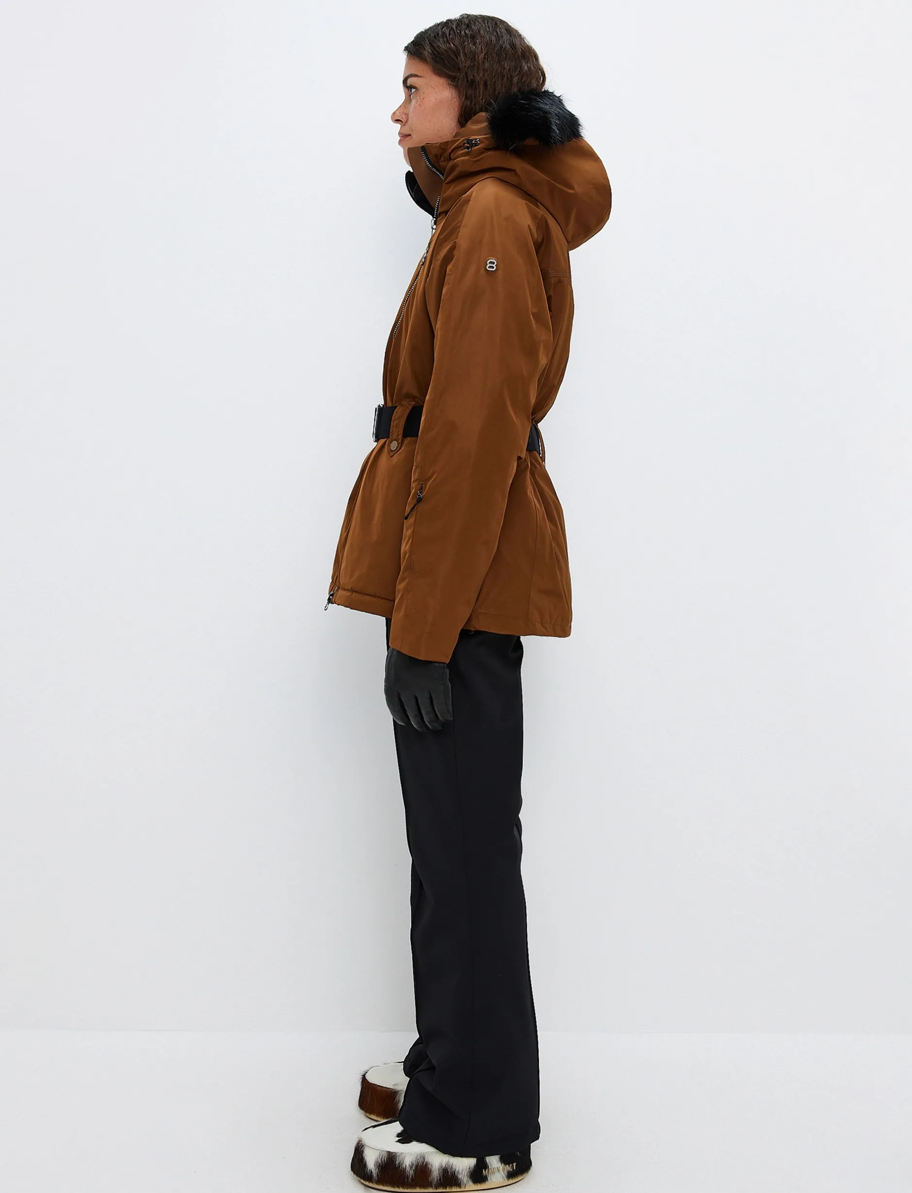Skidjackor*8848 Altitude Perla W Ski Jacket - Cashmere Brown