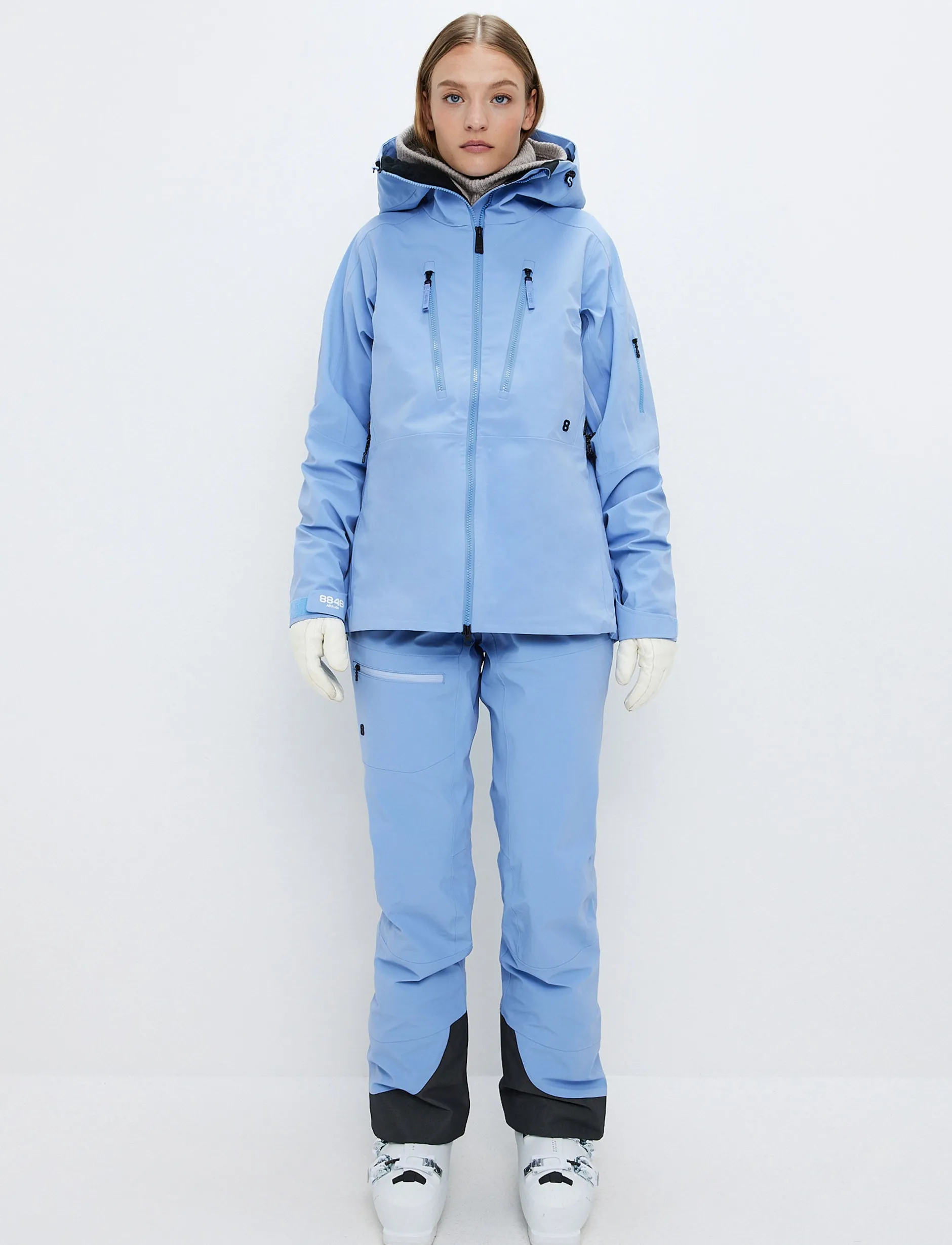 Skaljackor|Skidjackor*8848 Altitude Pow 3.0 W Shell Jacket - Hortensia Blue