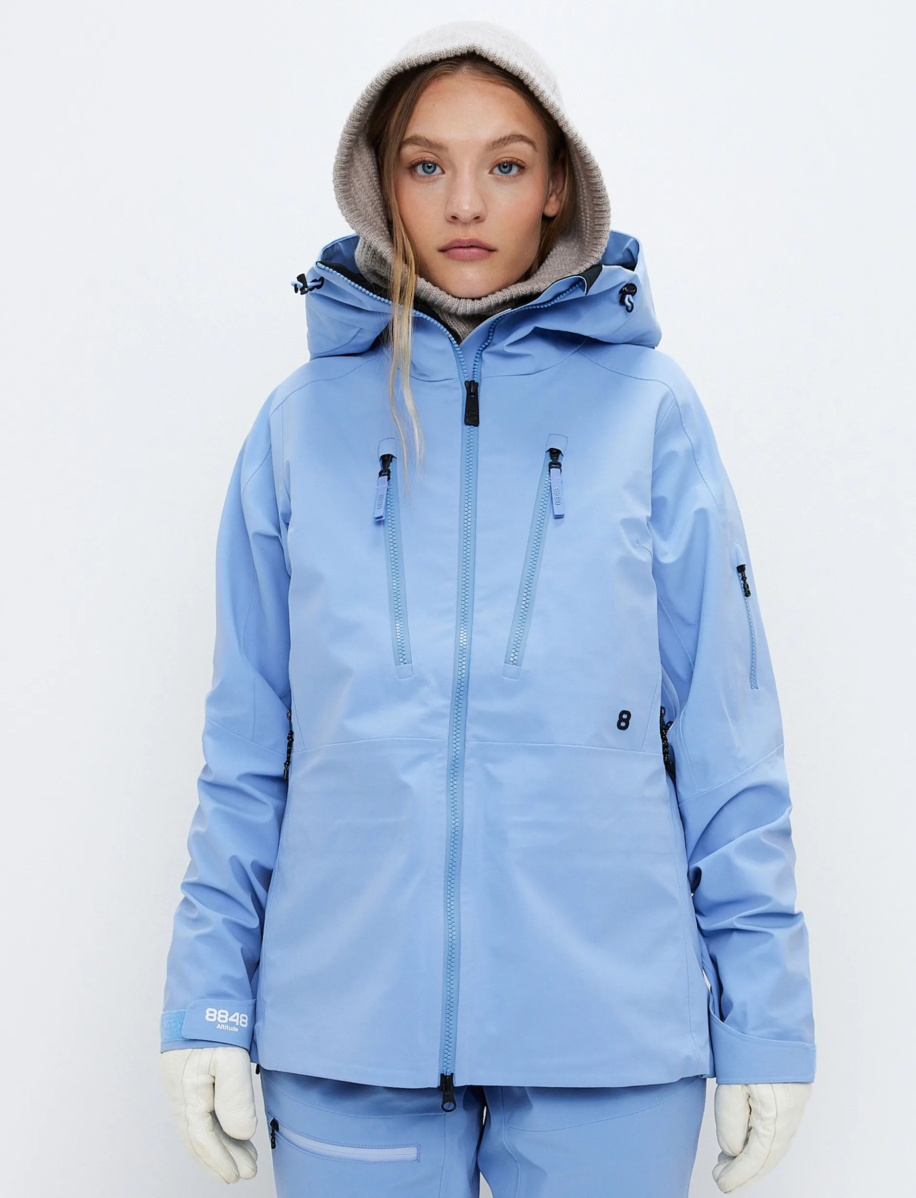 Skaljackor|Skidjackor*8848 Altitude Pow 3.0 W Shell Jacket - Hortensia Blue