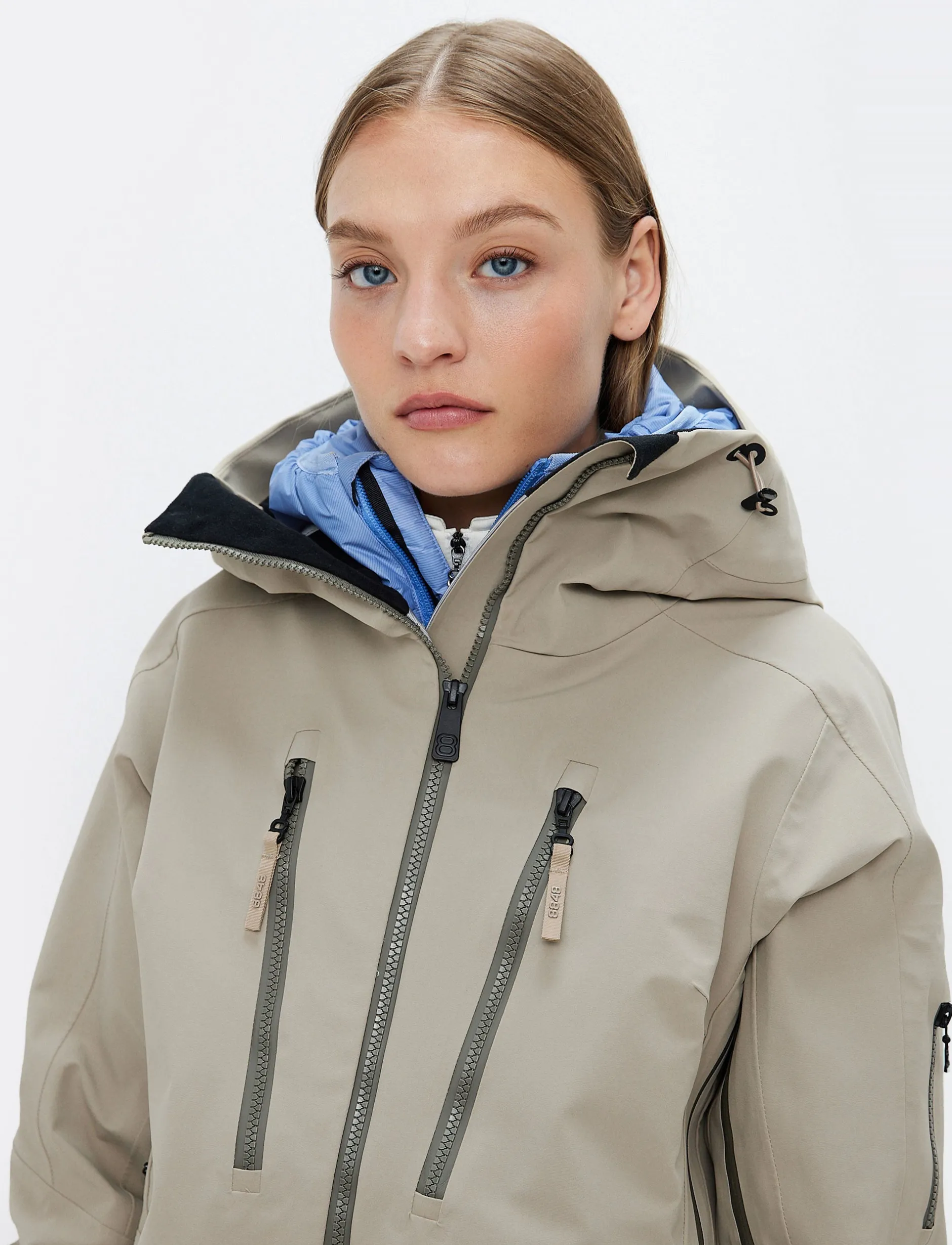 Skidjackor|Skaljackor*8848 Altitude Pow 3.0 W Shell Jacket - Lt Fallen Rock