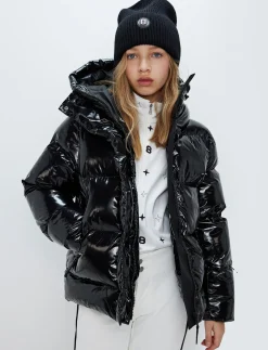 Skidjackor*8848 Altitude Saga Jr Ski Jacket - Black Glossy
