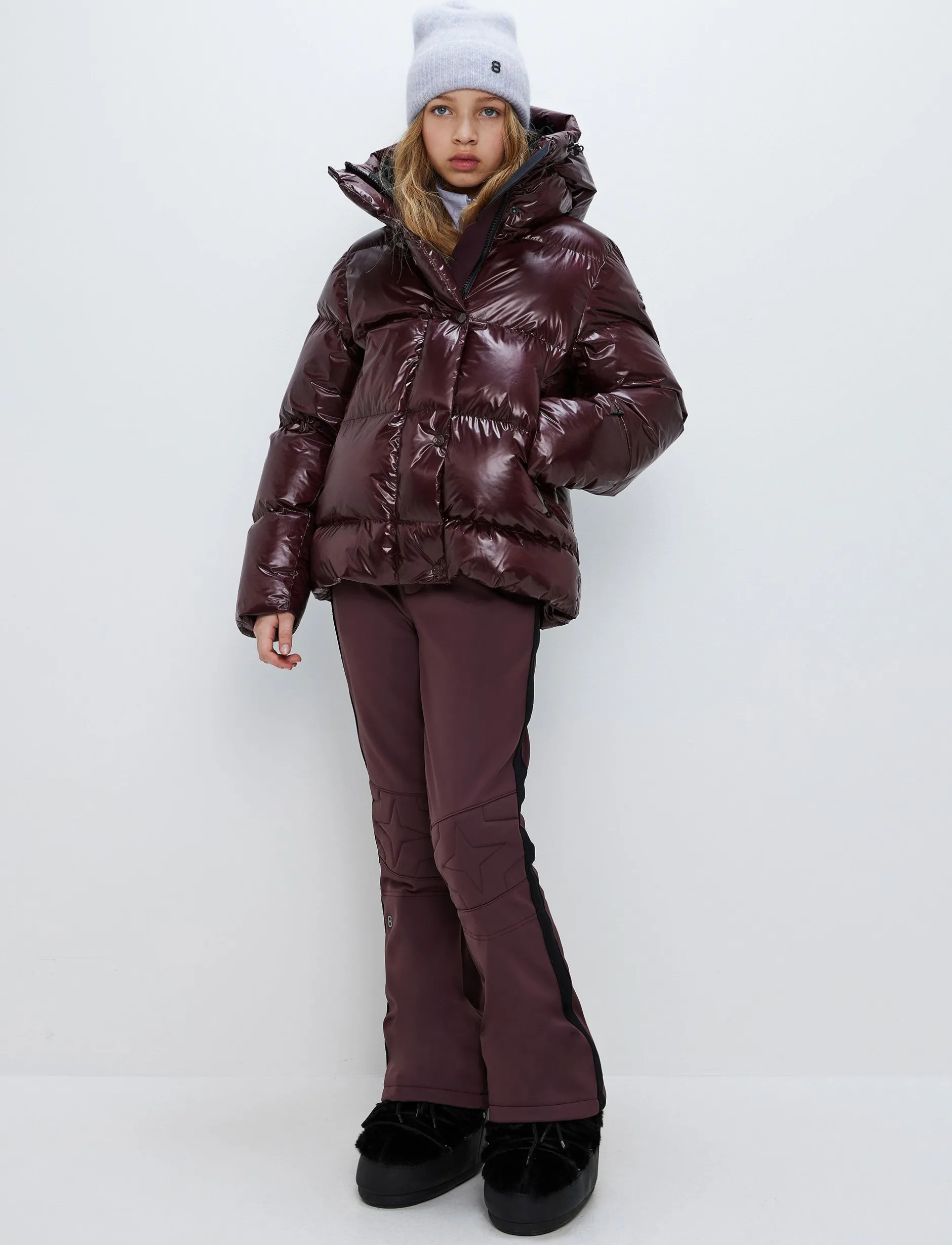 Skidjackor*8848 Altitude Saga Jr Ski Jacket - Dk Burgundy
