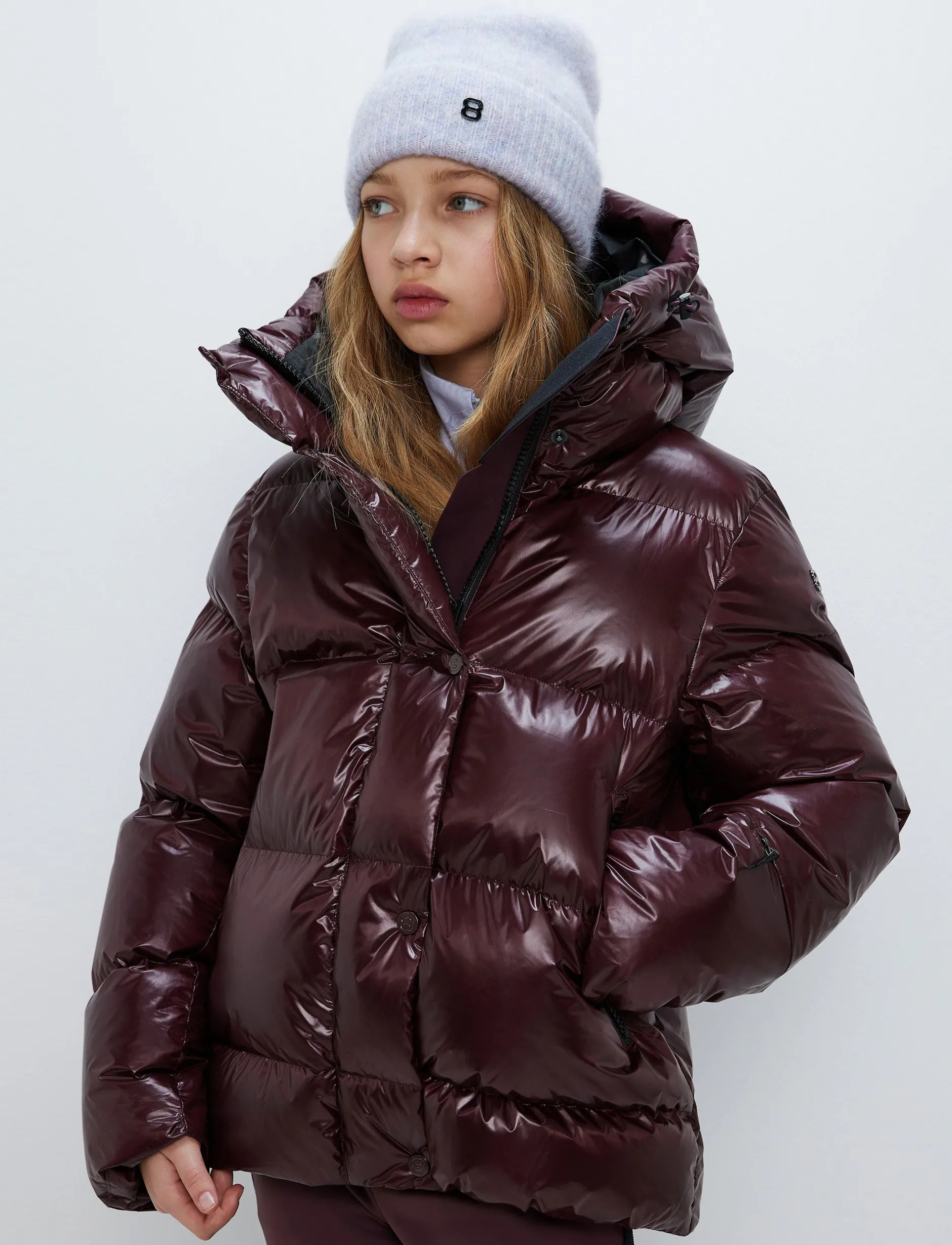 Skidjackor*8848 Altitude Saga Jr Ski Jacket - Dk Burgundy
