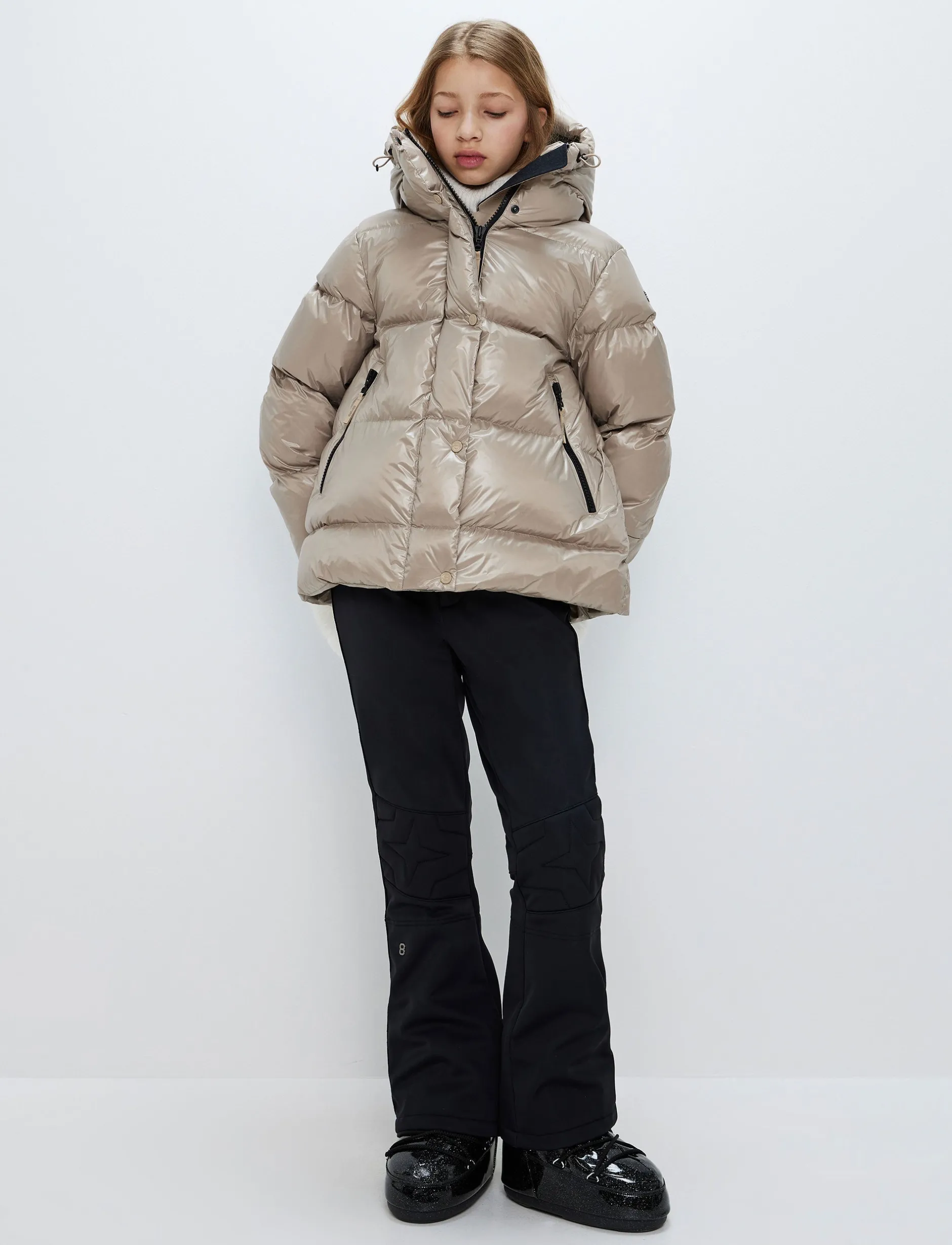 Skidjackor*8848 Altitude Saga Jr Ski Jacket - Lt Beige