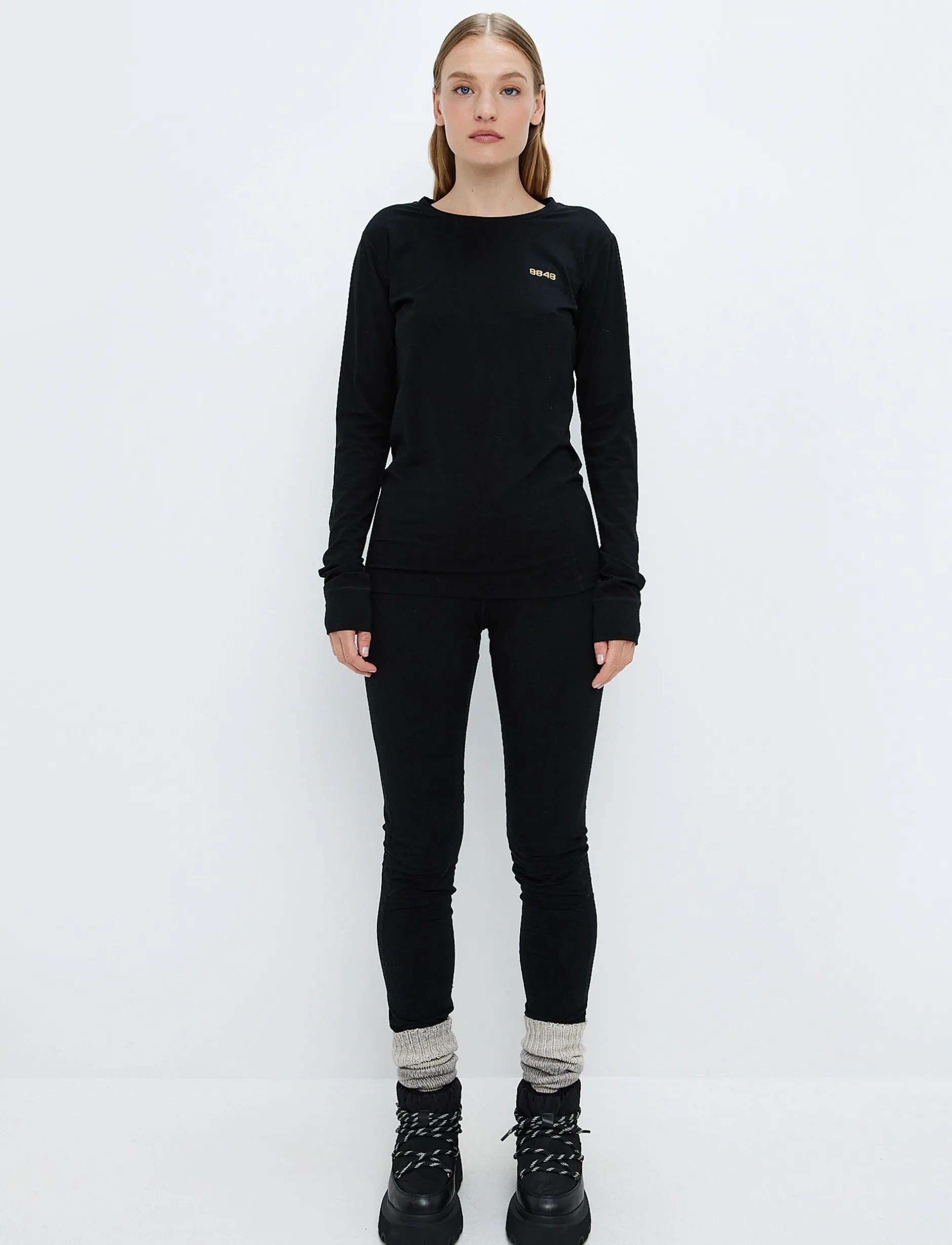 Mellanlager*8848 Altitude Sami W Wool l/s - Black